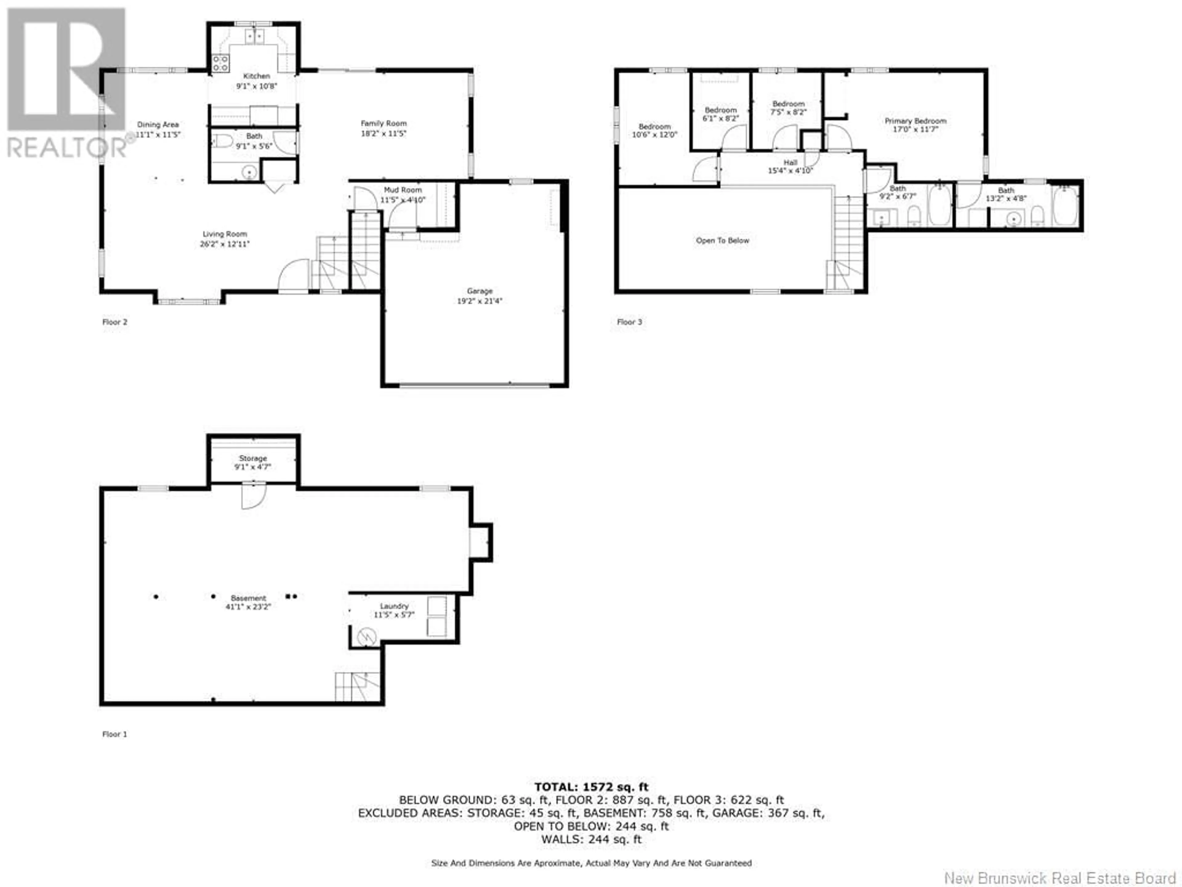 Floor plan for 682 VICTOR, Dieppe New Brunswick E1A6G7