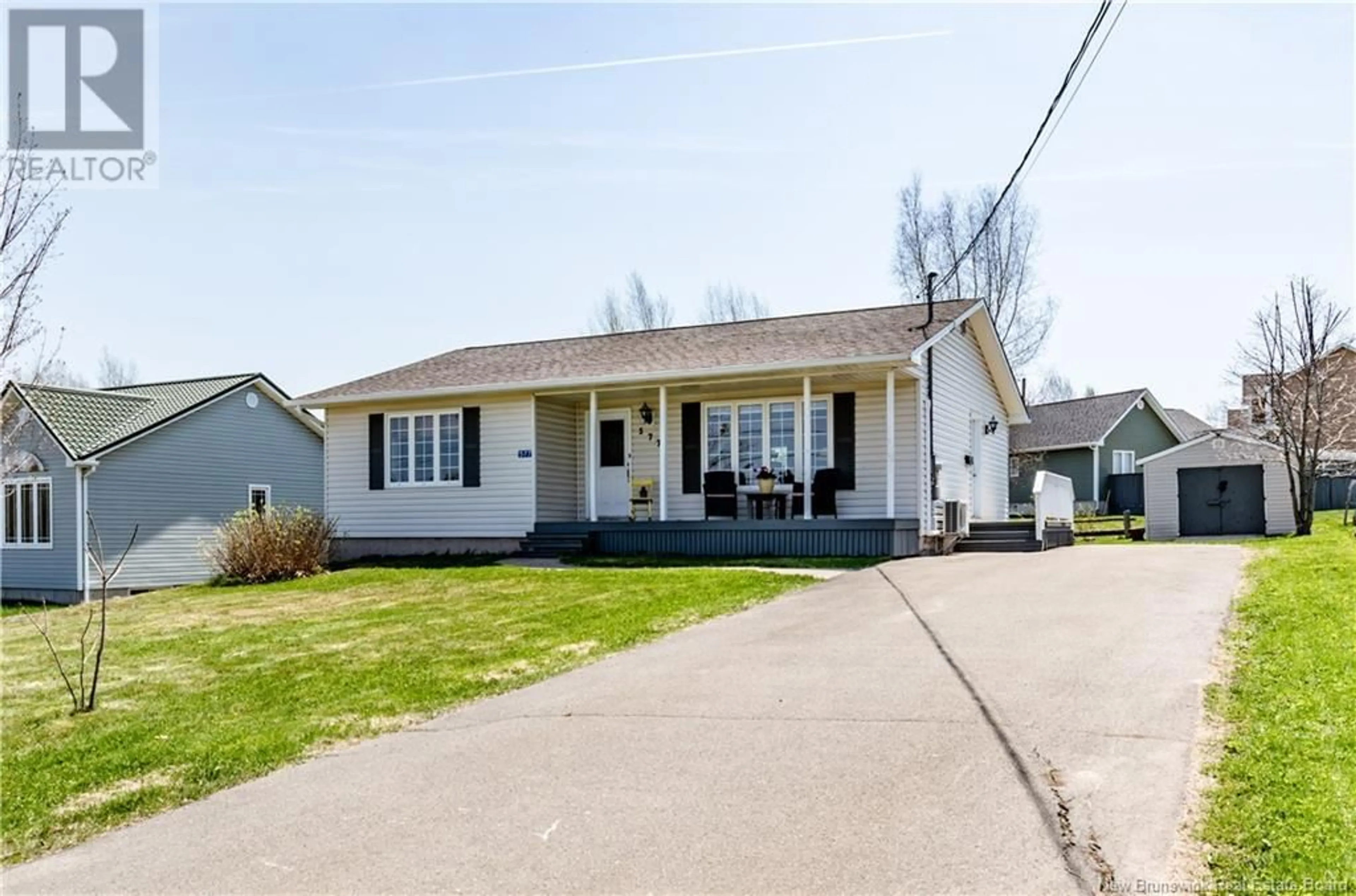 Home with vinyl exterior material, street for 577 MELANSON, Dieppe New Brunswick E1A1A5