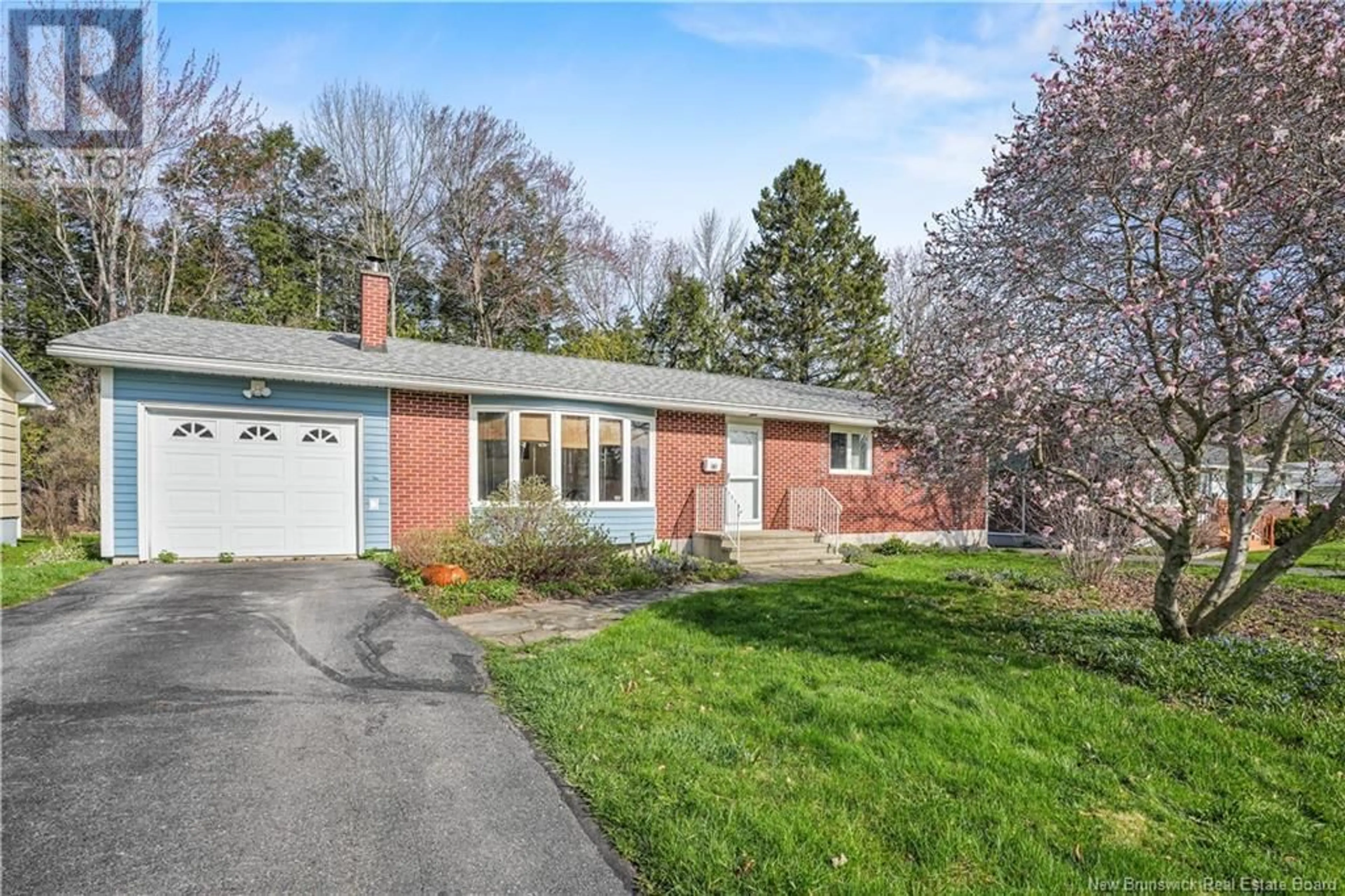 Home with brick exterior material, street for 107 BEECHWOOD CRESCENT, Fredericton New Brunswick E3B2S9