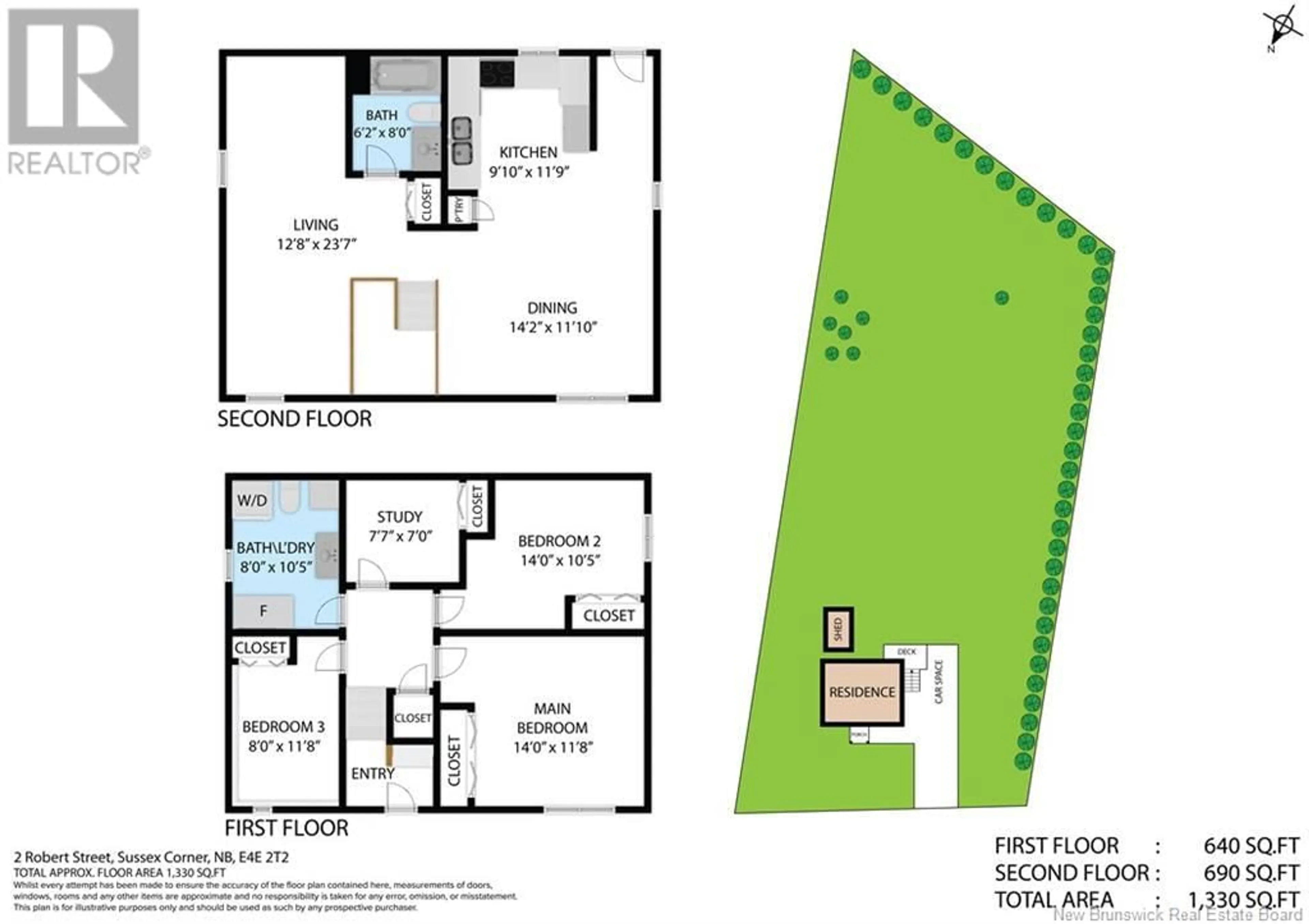 Floor plan for 2 ROBERT STREET, Sussex Corner New Brunswick E4E2T2