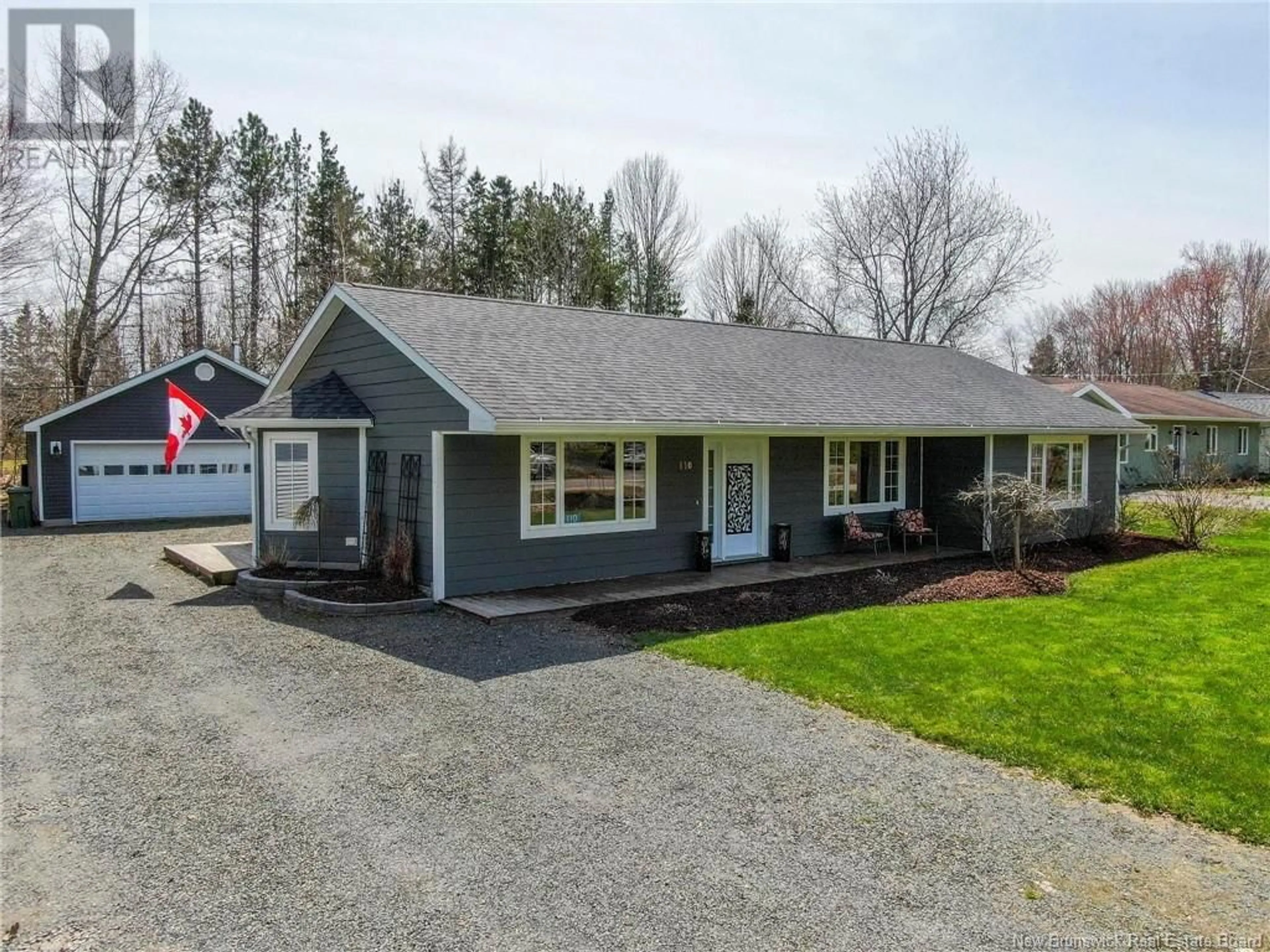 Home with vinyl exterior material, street for 110 TIMOTHY DRIVE, New Maryland New Brunswick E3C1G1