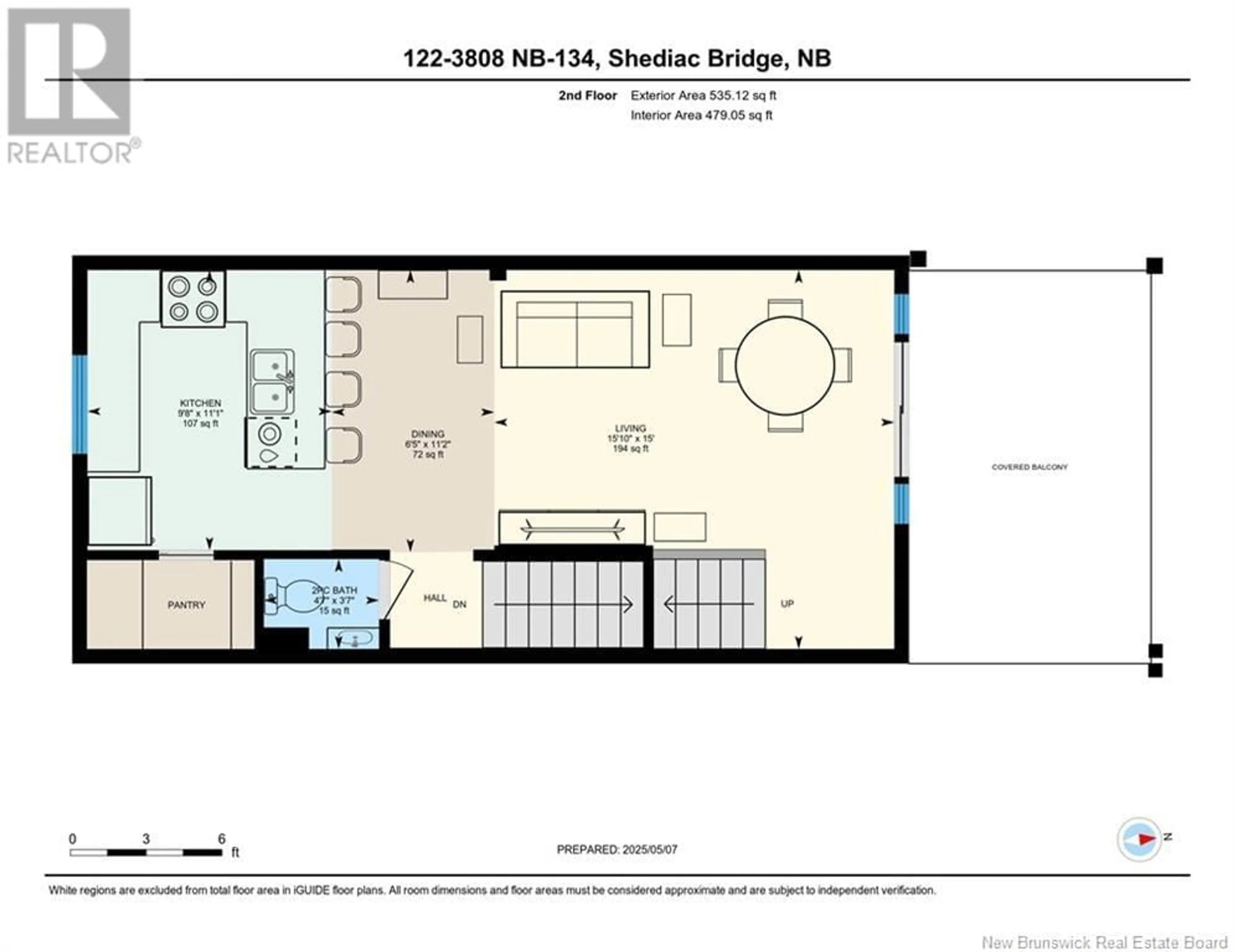 Floor plan for 122 - 3808 ROUTE 134, Shediac Bridge New Brunswick E4R1T5