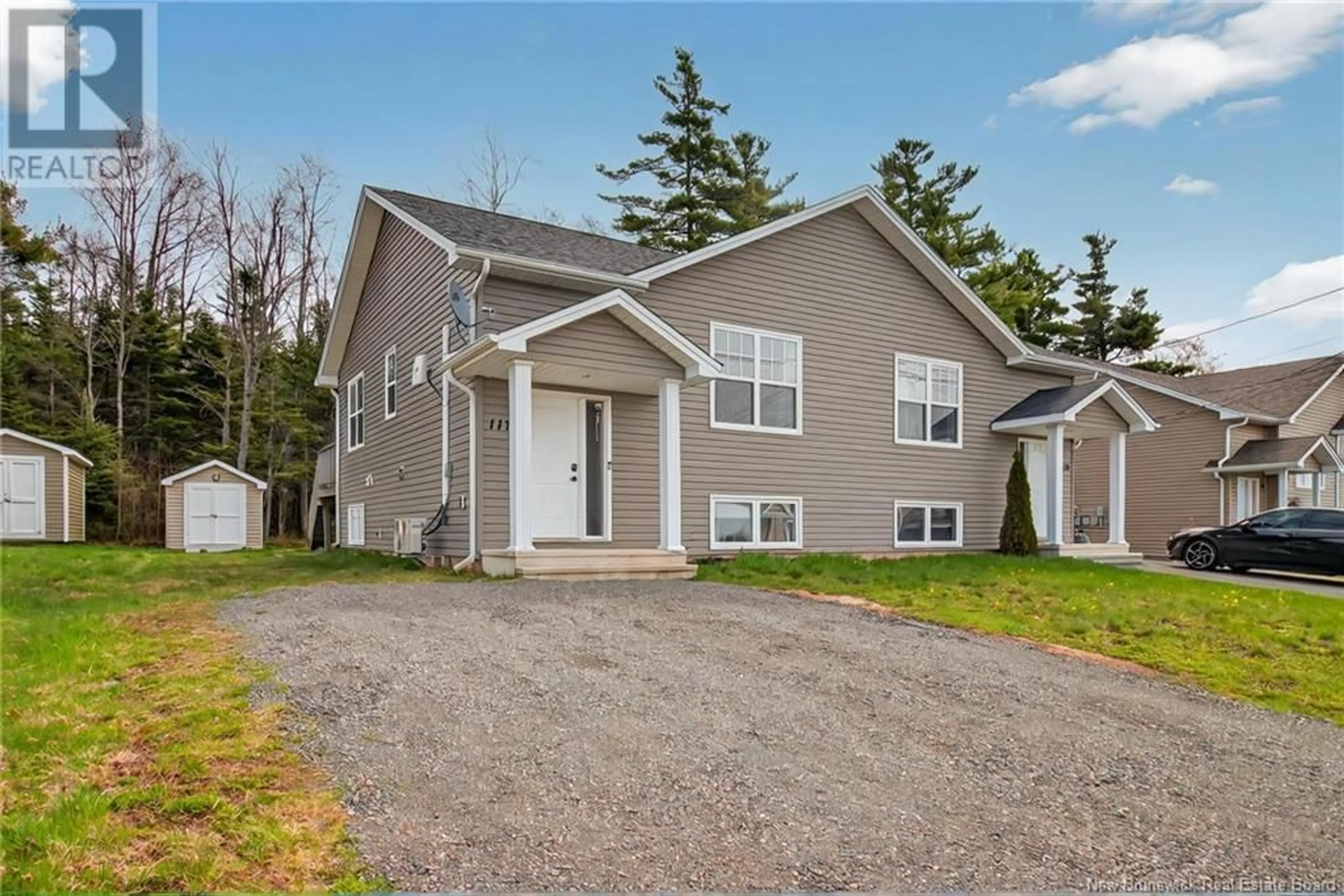 Home with vinyl exterior material, street for 117 SENESE STREET, Moncton New Brunswick E1E0B9