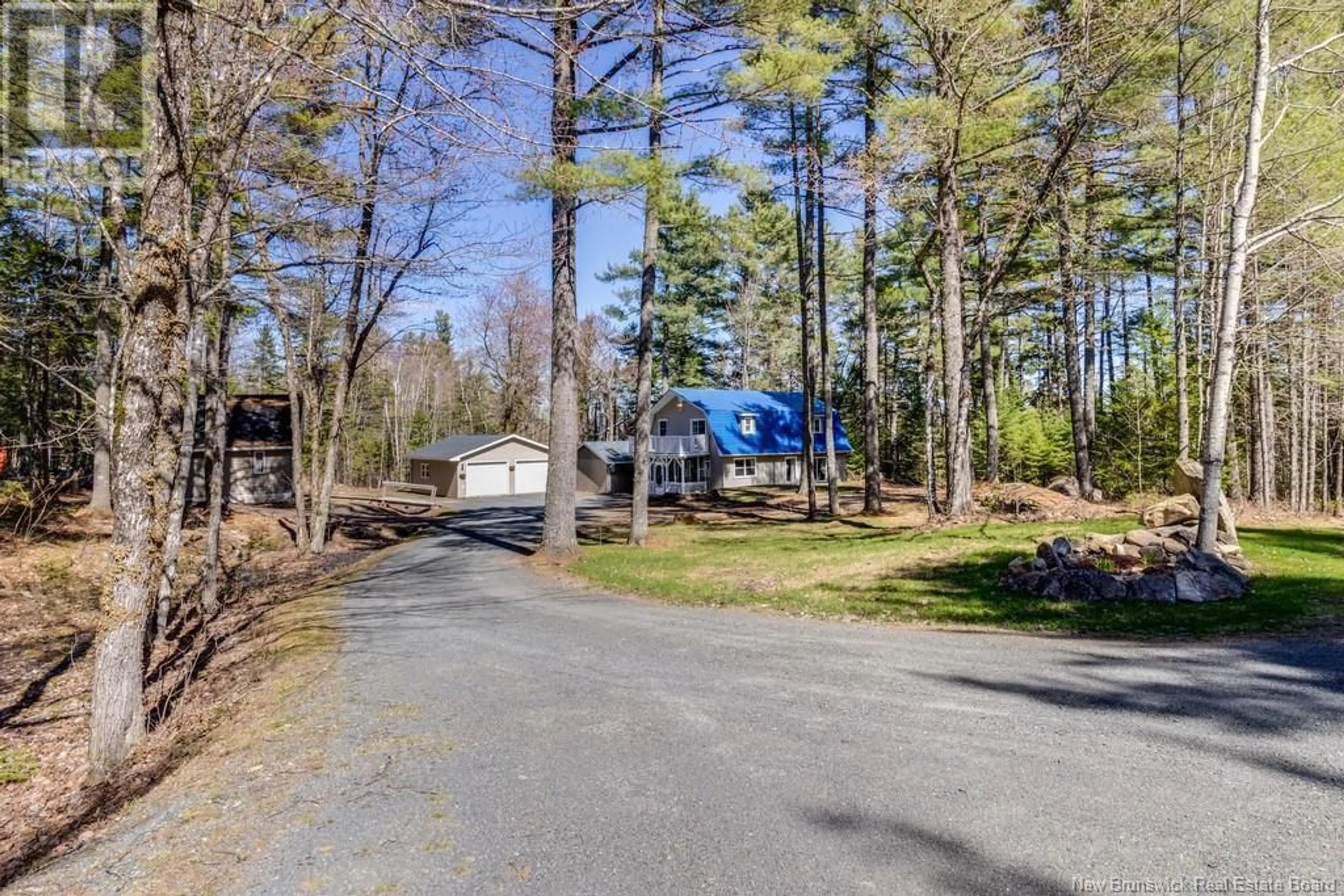 A pic from outside/outdoor area/front of a property/back of a property/a pic from drone, unknown for 130 RAINBOW DRIVE, Charters Settlement New Brunswick E3C1V1