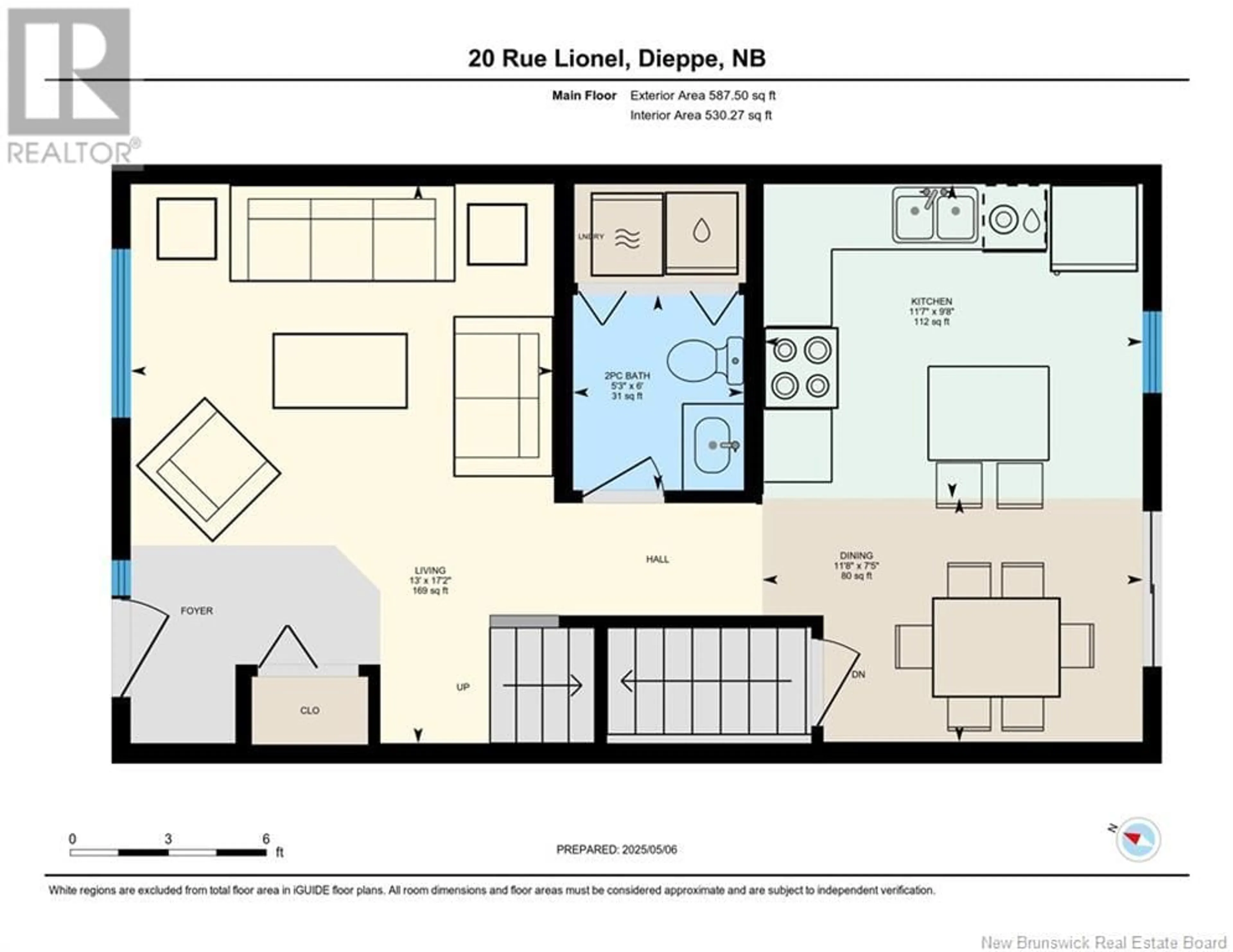 Floor plan for 20 LIONEL STREET, Dieppe New Brunswick E1A8Z1