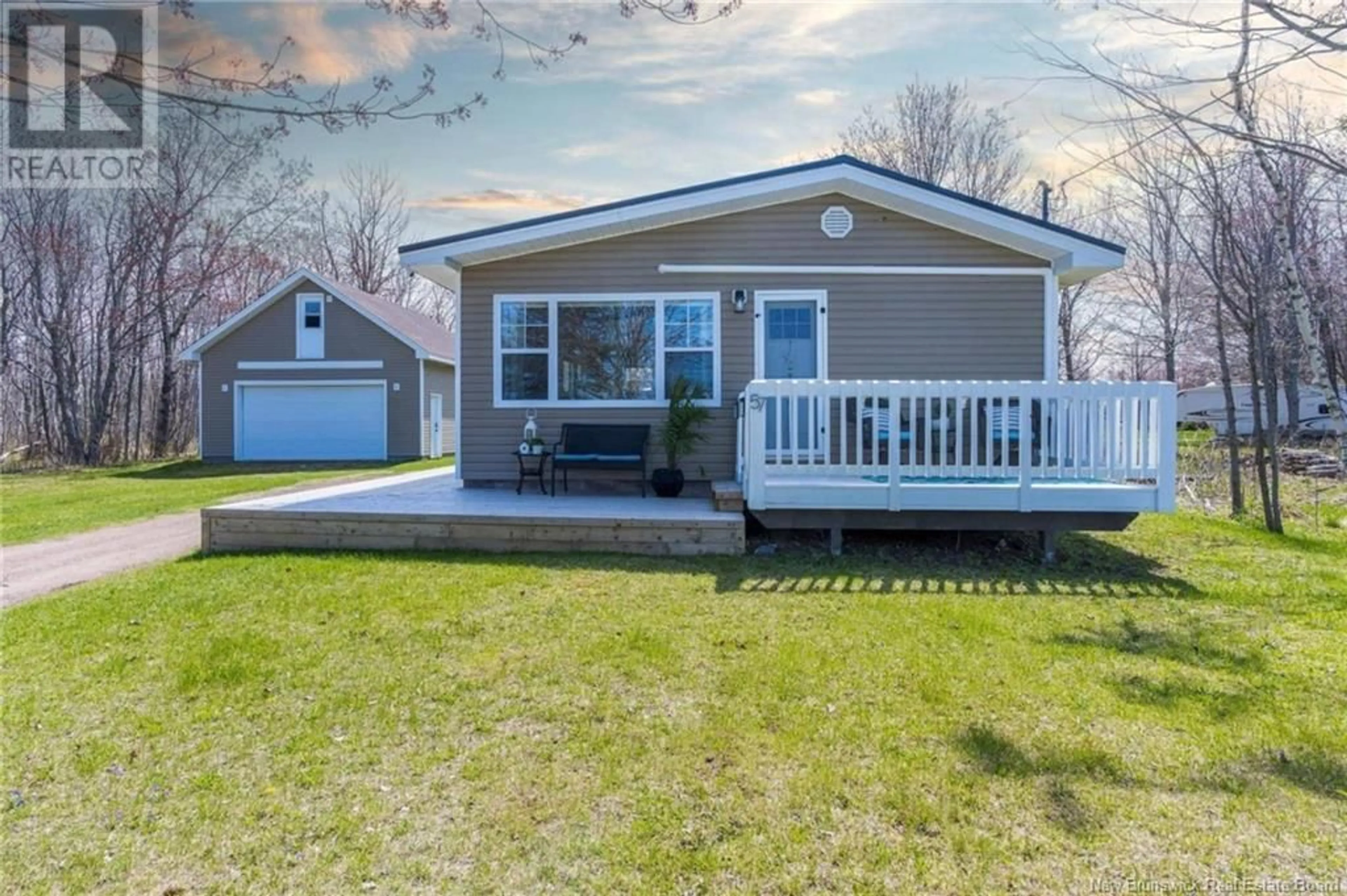 Home with vinyl exterior material, water/lake/river/ocean view for 57 DAVID STREET, Grand-Barachois New Brunswick E4P7A8
