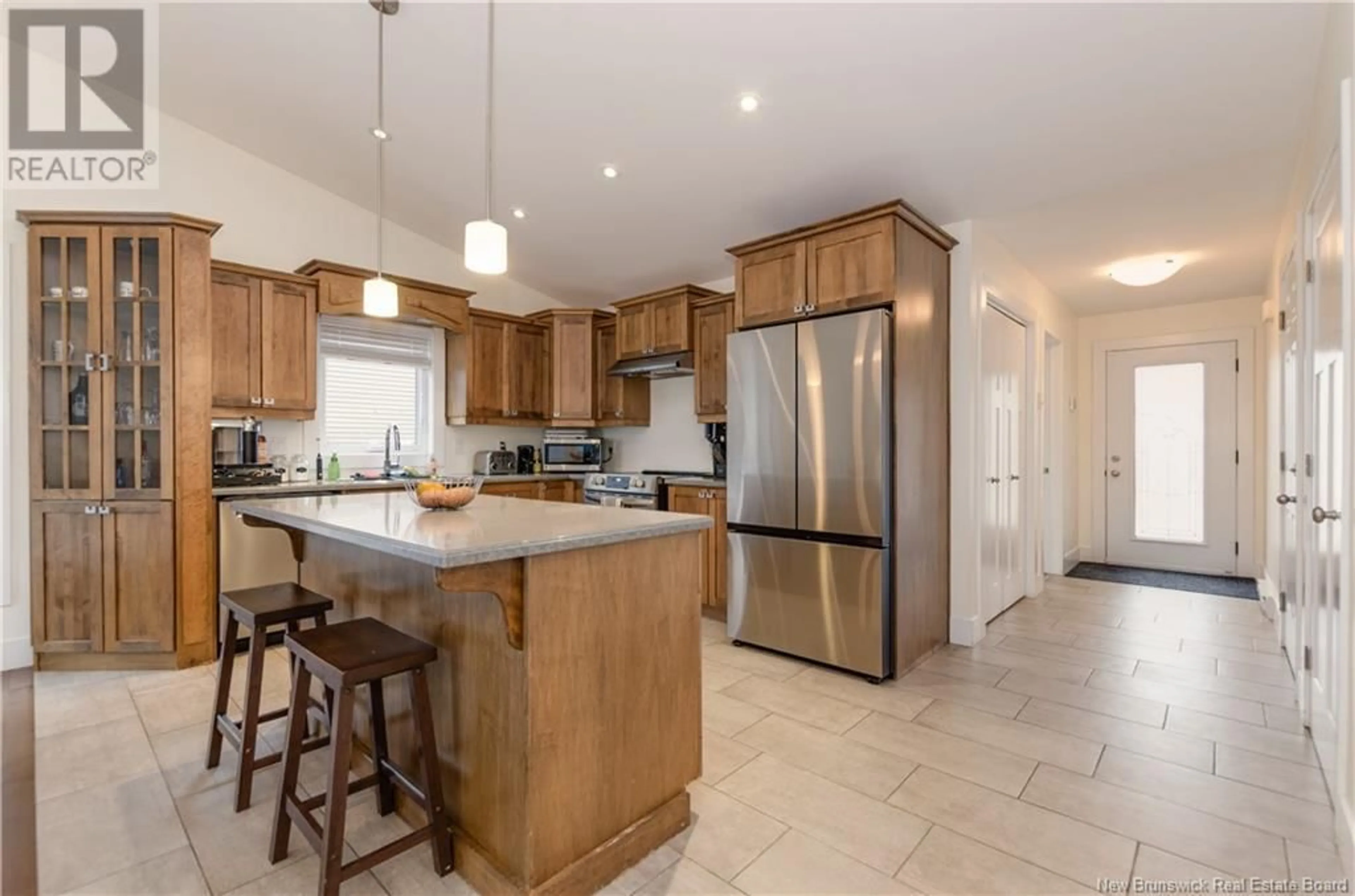 Open concept kitchen, ceramic/tile floor for 199 FORTUNE STREET, Dieppe New Brunswick E1A5J2