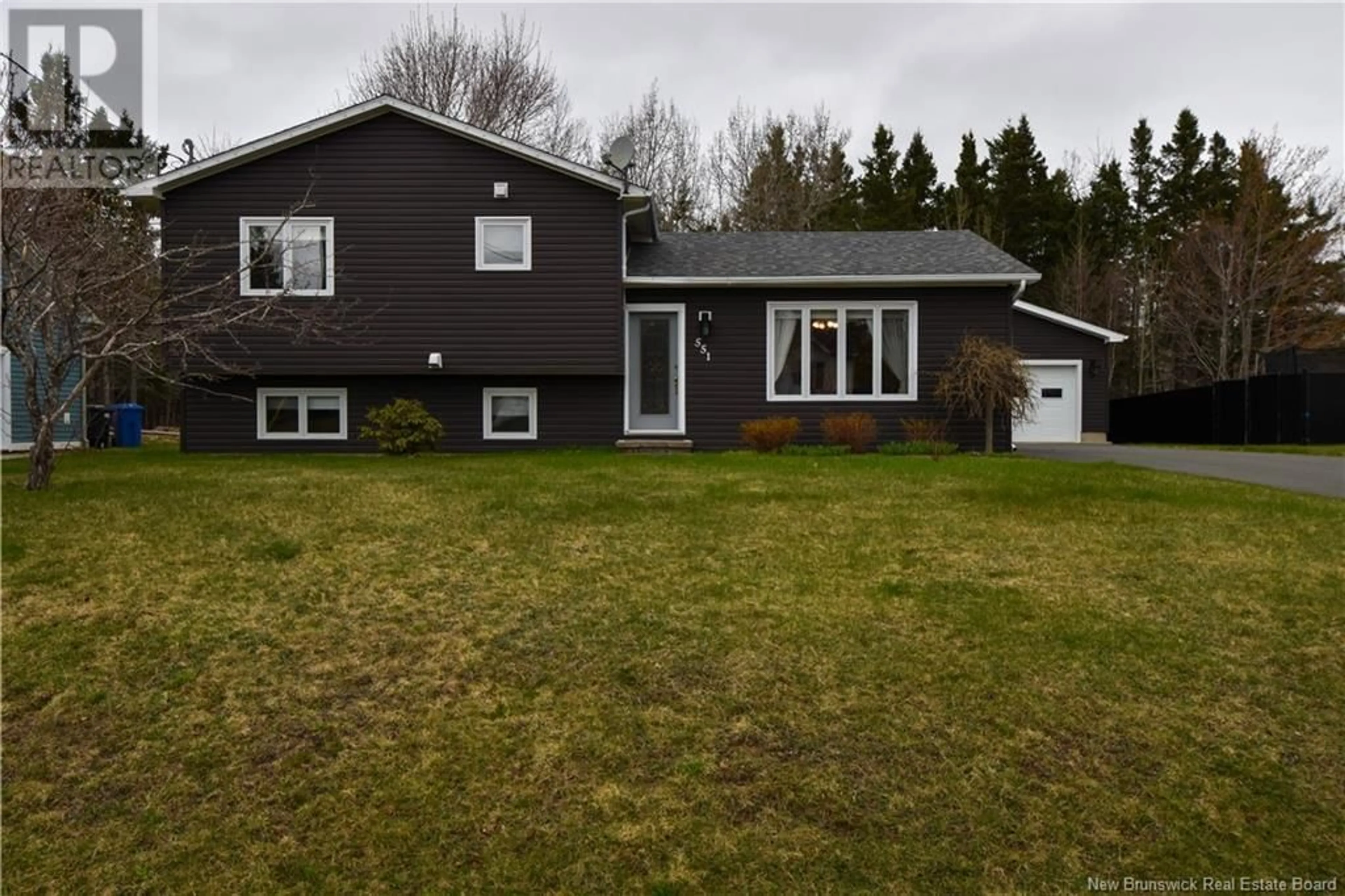 Home with vinyl exterior material, street for 551 ALFREDA, Tracadie New Brunswick E1X1B4
