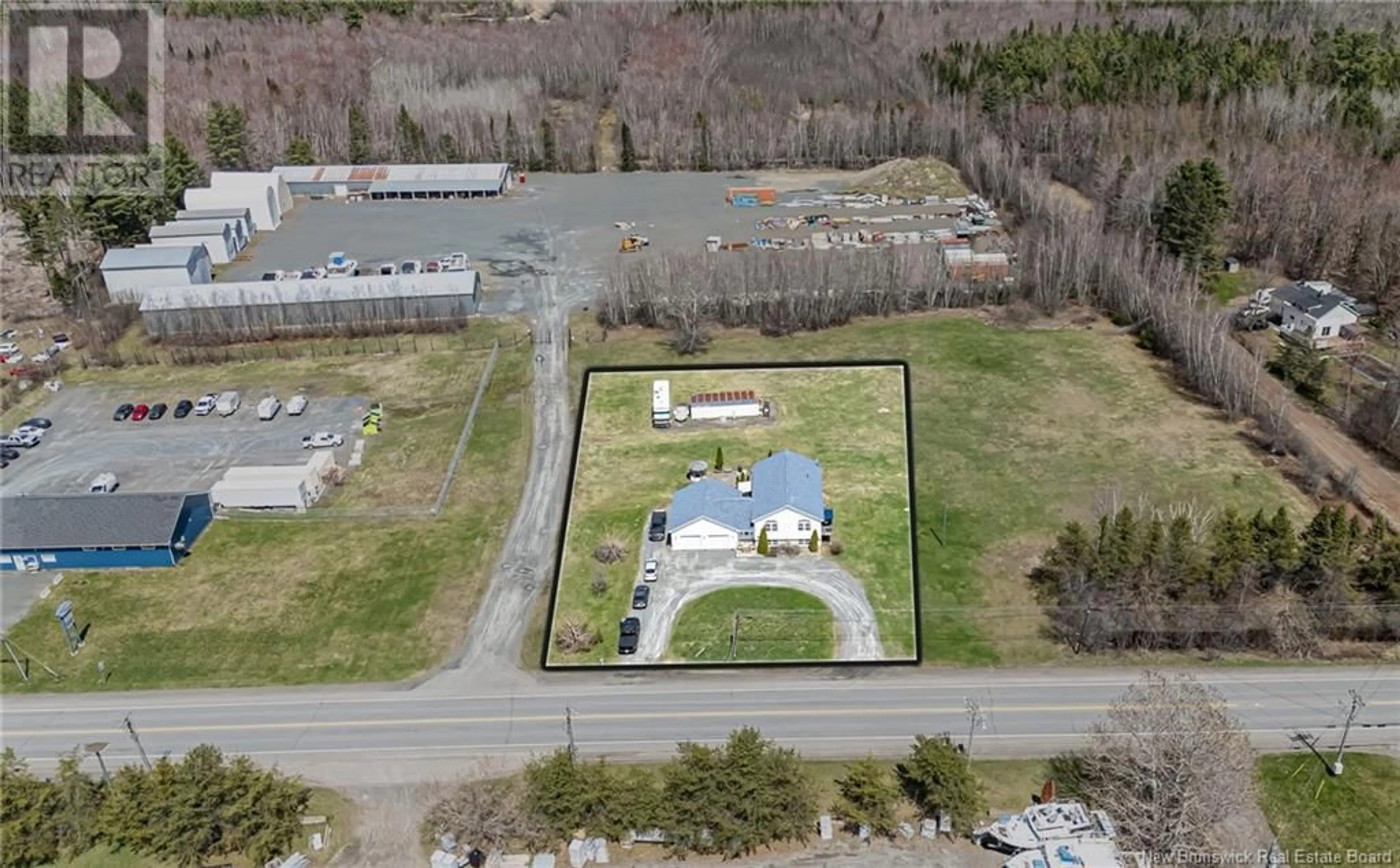 A pic from outside/outdoor area/front of a property/back of a property/a pic from drone, building for 149 105 ROUTE ROUTE, Fredericton New Brunswick E3A9P8
