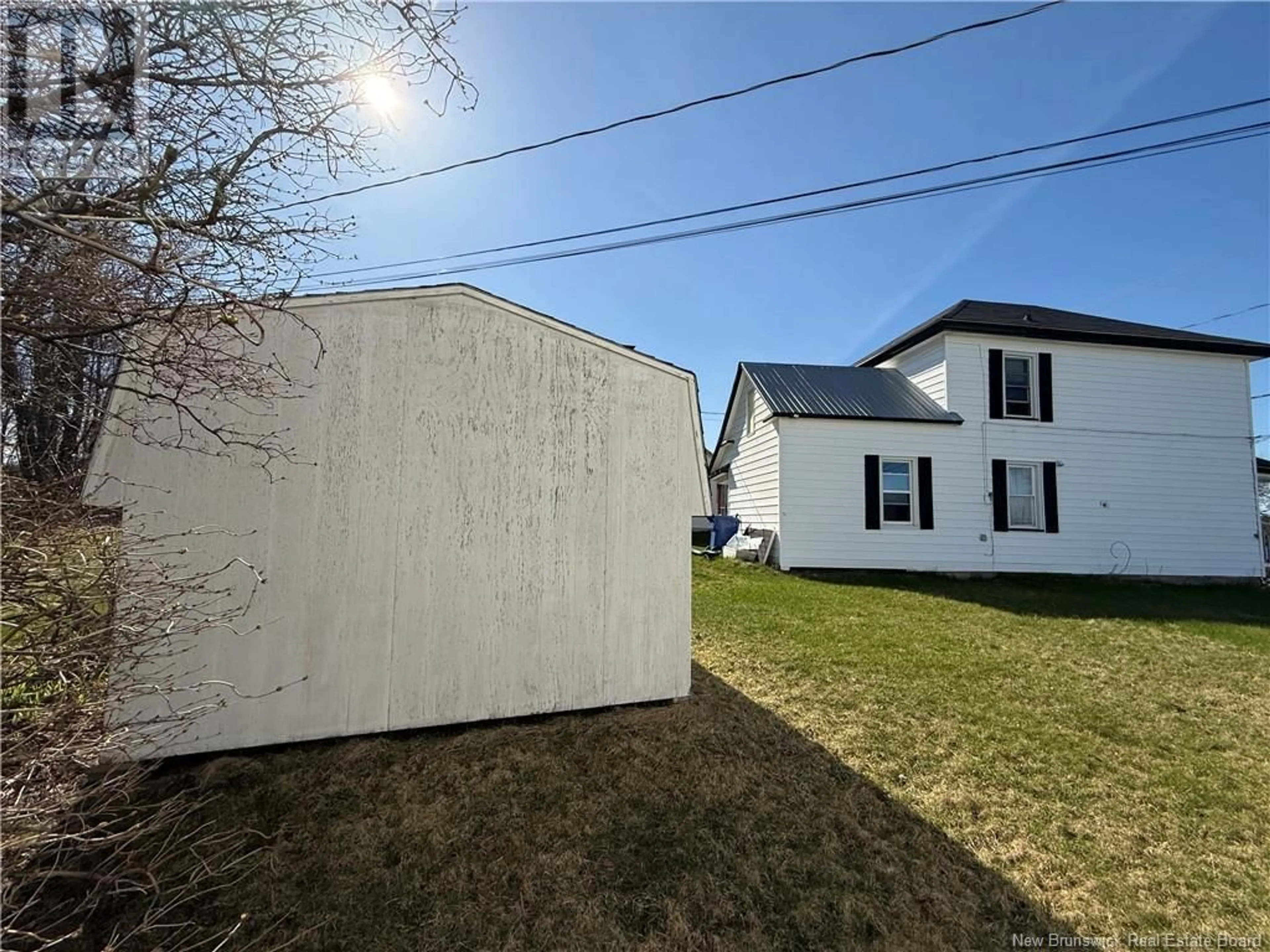 A pic from outside/outdoor area/front of a property/back of a property/a pic from drone, street for 4388 WATER STREET, Miramichi New Brunswick E1N4L6