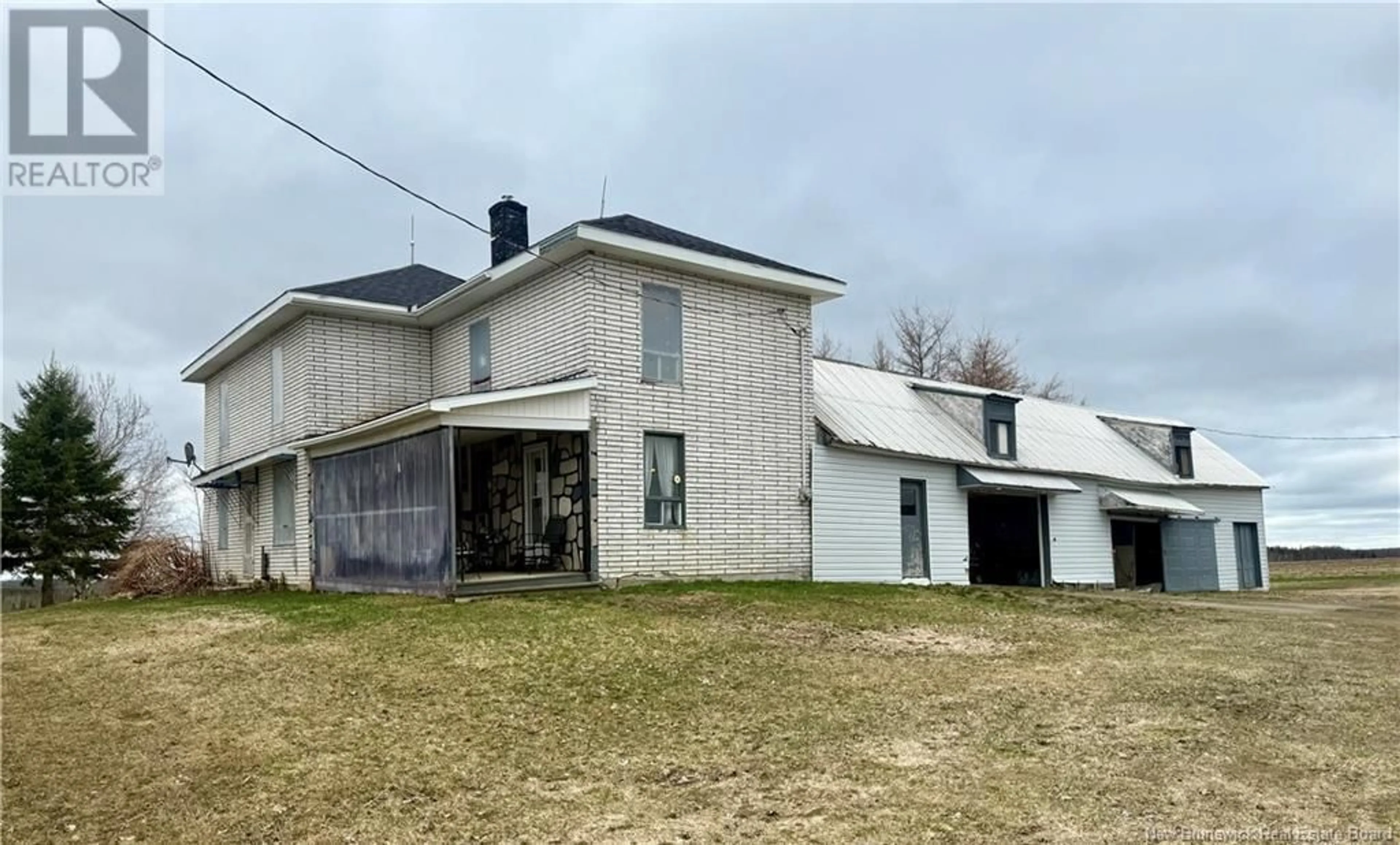 A pic from outside/outdoor area/front of a property/back of a property/a pic from drone, building for 110 P. MARTIN ROAD, Saint-André New Brunswick E3Y3H3