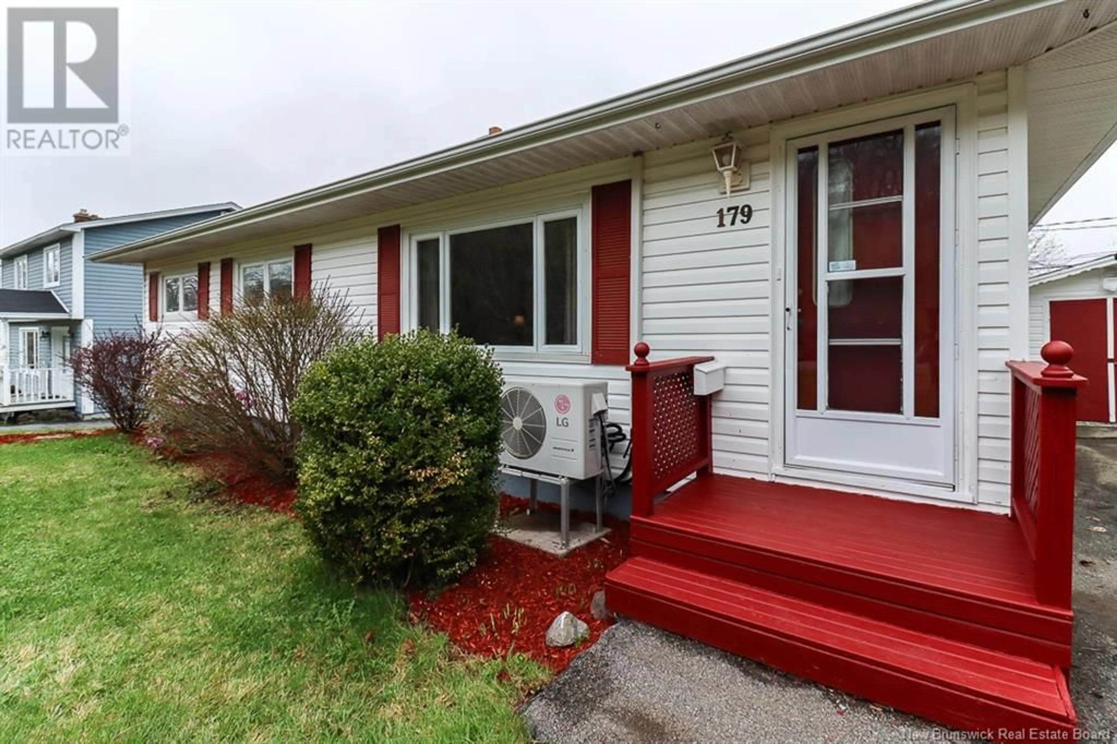 Home with vinyl exterior material, street for 179 MOUNTAIN VIEW DRIVE, Saint John New Brunswick E2J3A5