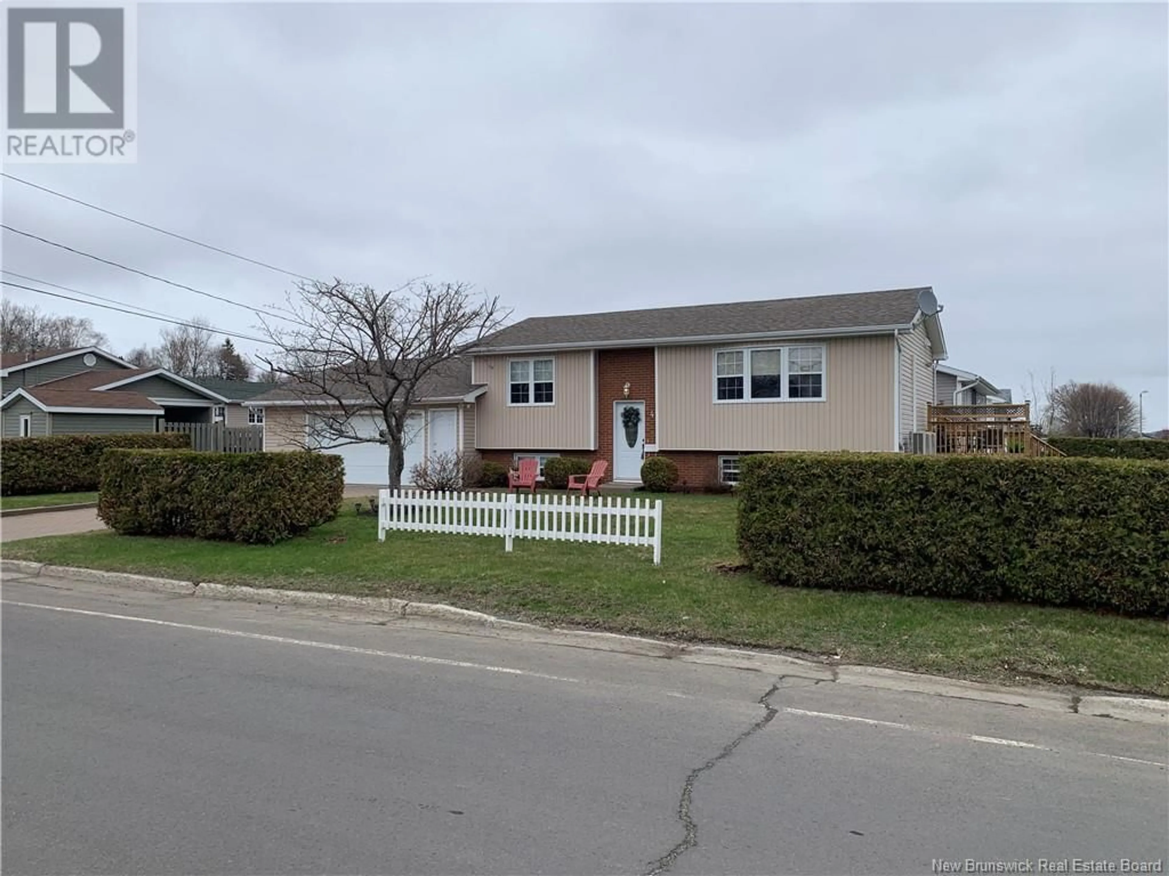 Home with vinyl exterior material, street for 4 PINE, Campbellton New Brunswick E3N3M5