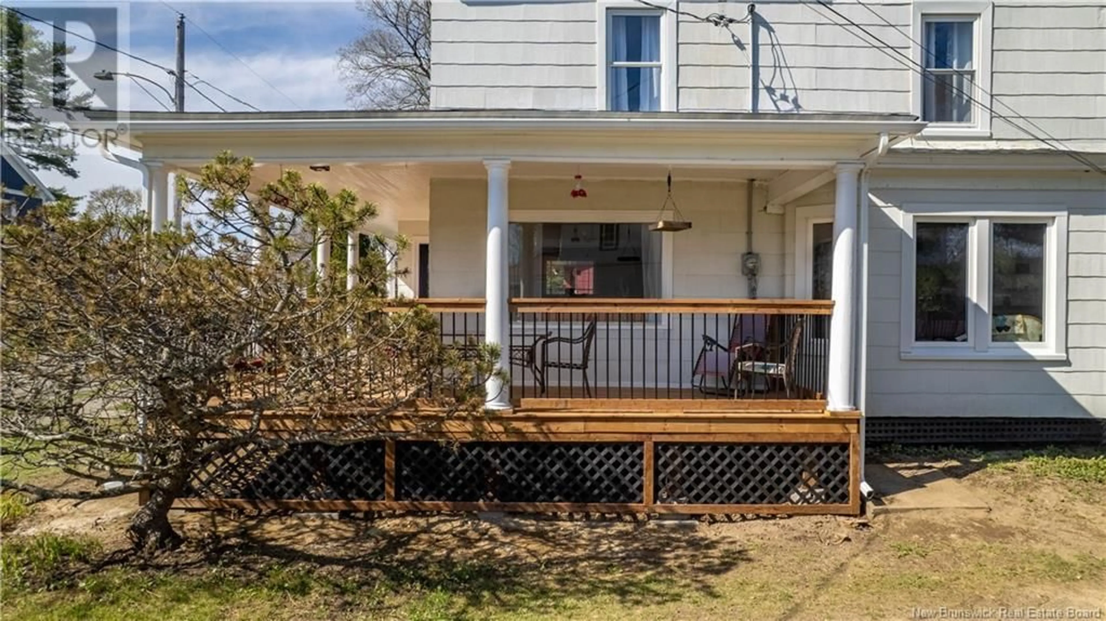 Patio, street for 19 ELM, St. Stephen New Brunswick E3L2S2