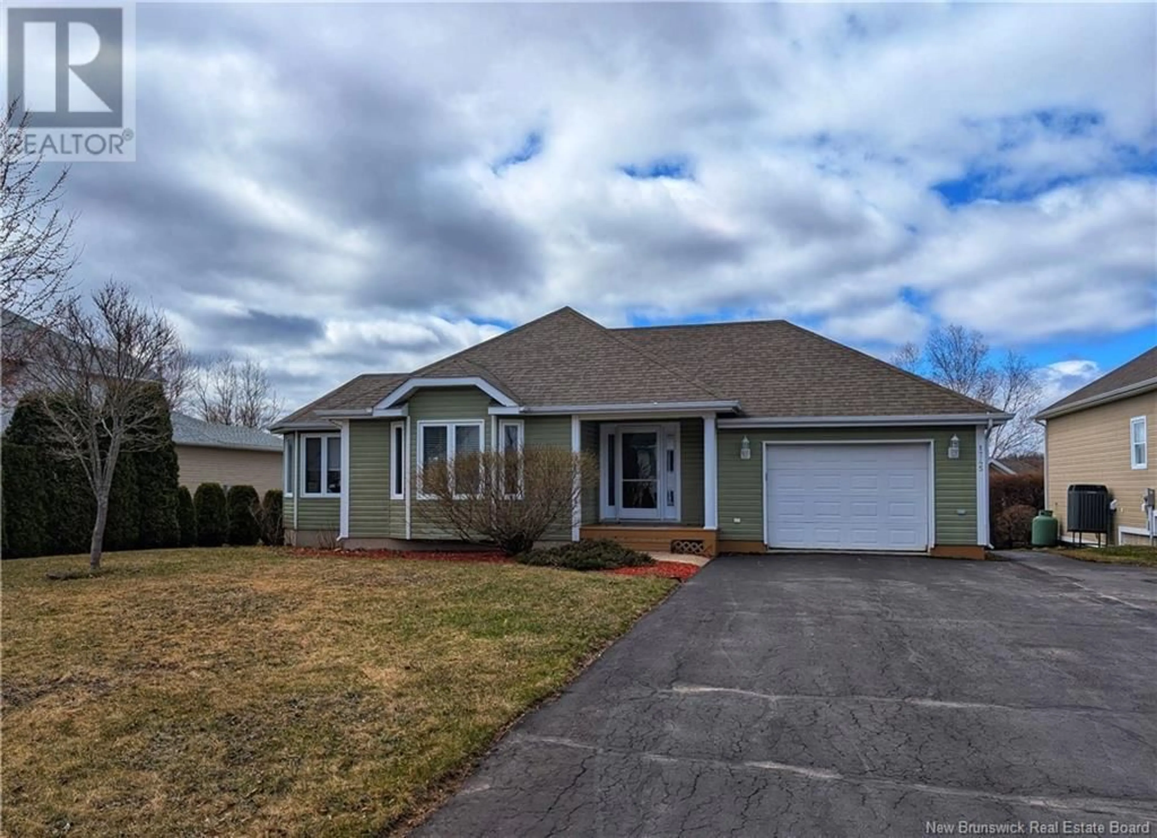 Home with vinyl exterior material, street for 1745 GOWAN BRAE DRIVE, Bathurst New Brunswick E2A4X5