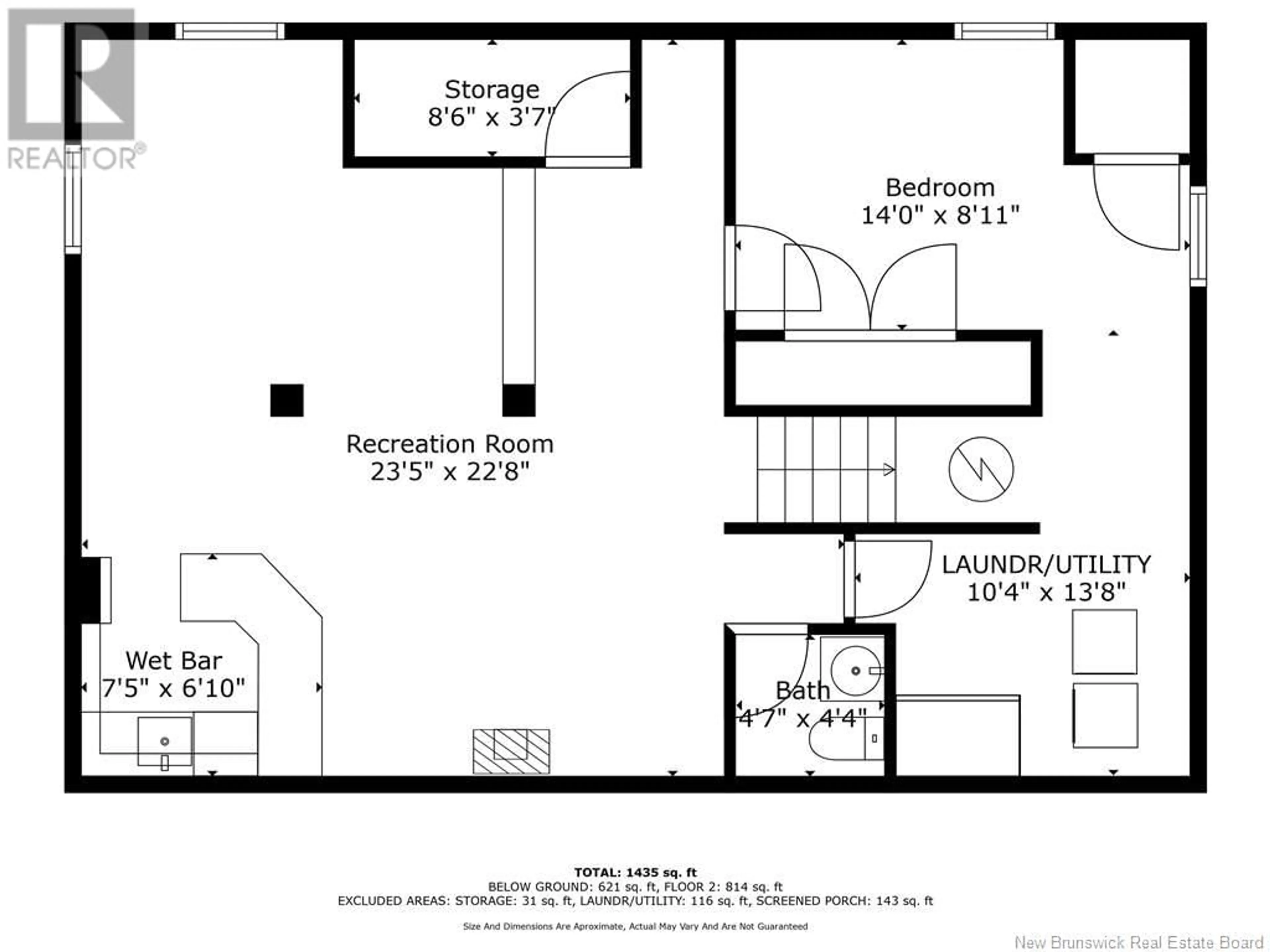 Floor plan for 1187 ROYAL, Memramcook New Brunswick E4K1Y3