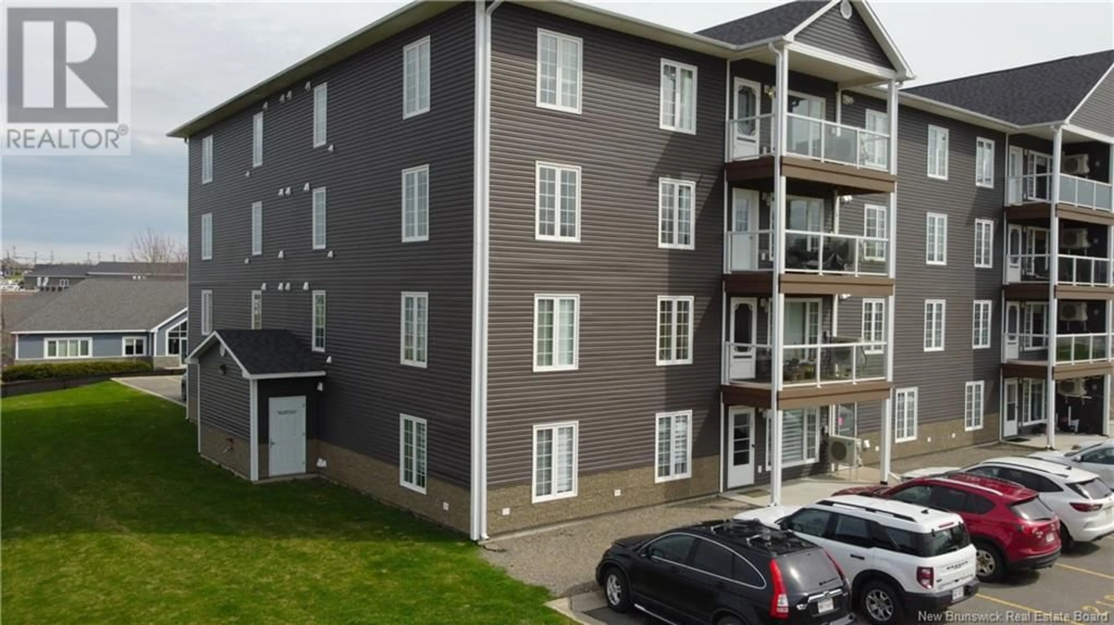 A pic from outside/outdoor area/front of a property/back of a property/a pic from drone, building for 331 - 225 SERENITY LANE, Fredericton New Brunswick E3B0H1
