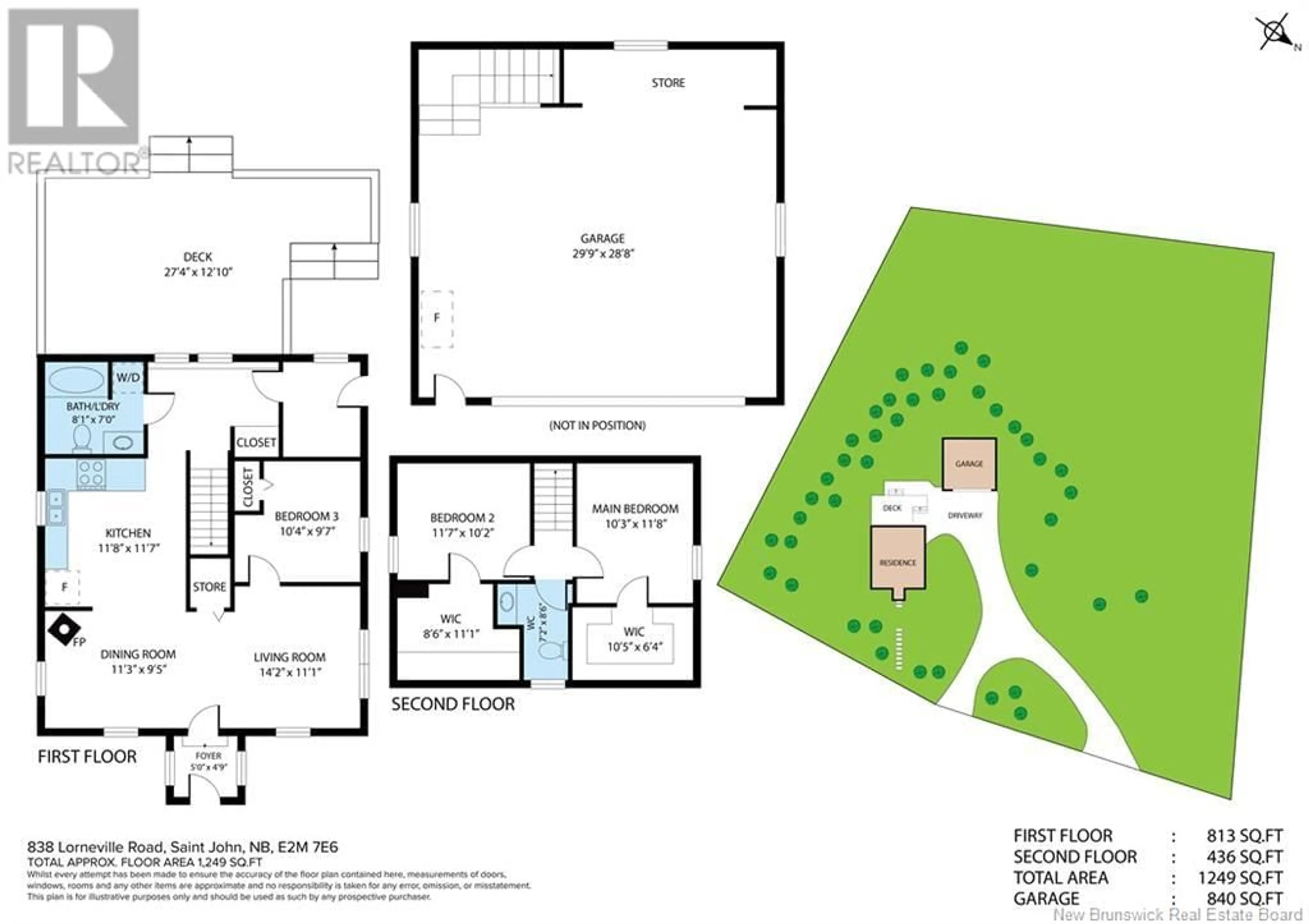 Floor plan for 838 LORNEVILLE ROAD, Lorneville New Brunswick E2M7E6