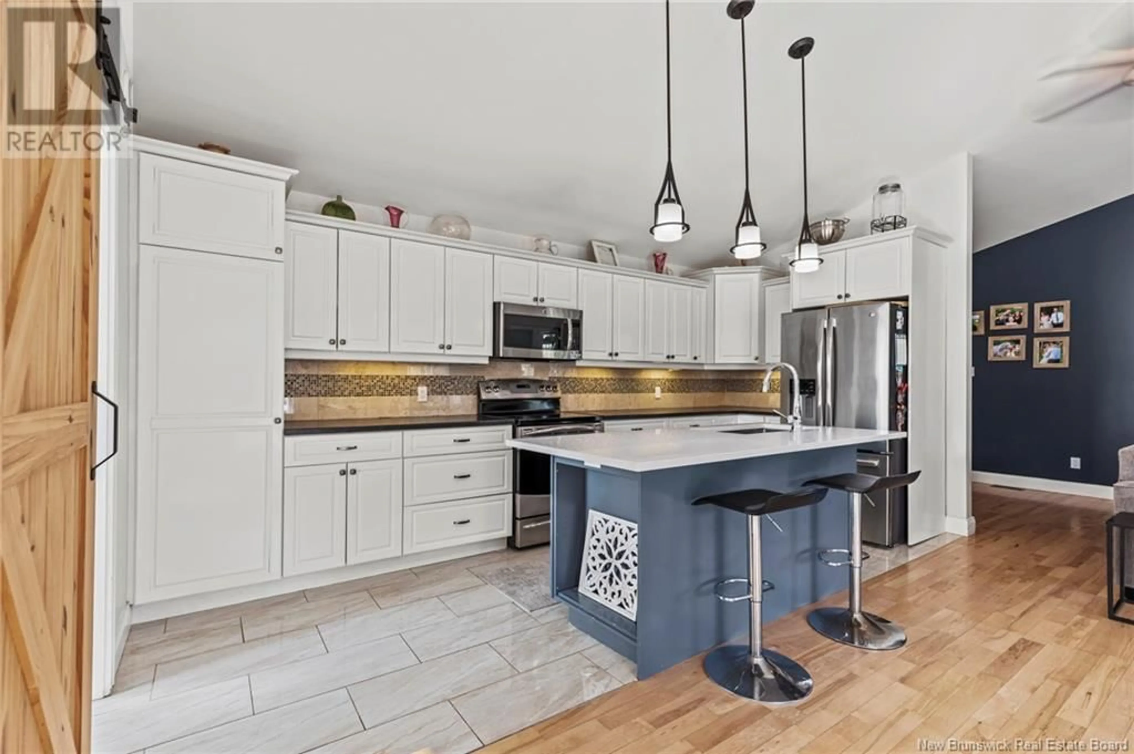 Open concept kitchen, ceramic/tile floor for 67 HAZEN DRIVE, Killarney New Brunswick E3A9E9