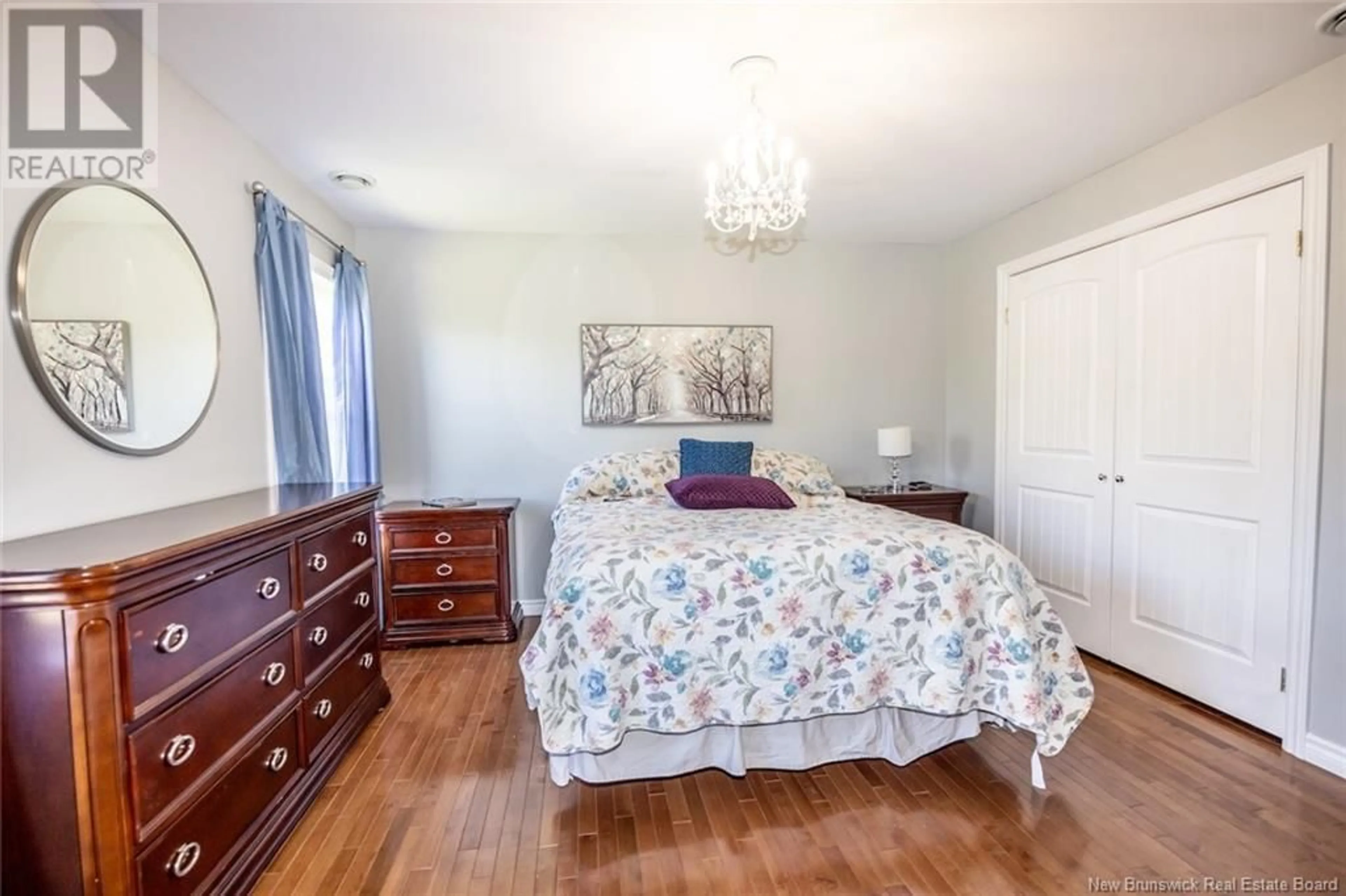 Bedroom with bed, wood/laminate floor for 49 MIRWOOD DRIVE, Waasis New Brunswick E3B0B4