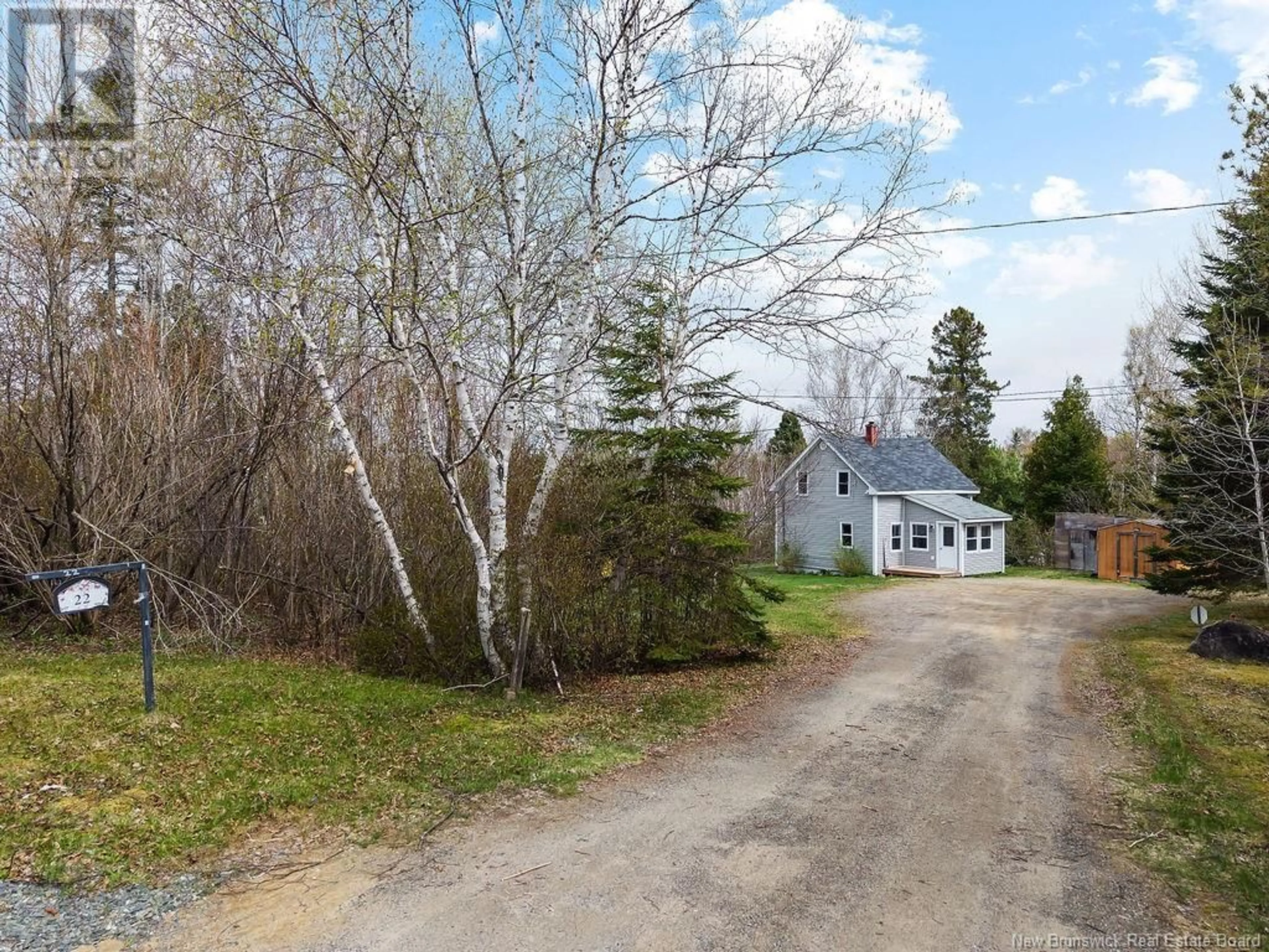 A pic from outside/outdoor area/front of a property/back of a property/a pic from drone, street for 22 ISLANDVIEW DRIVE, Miramichi New Brunswick E1N6B3