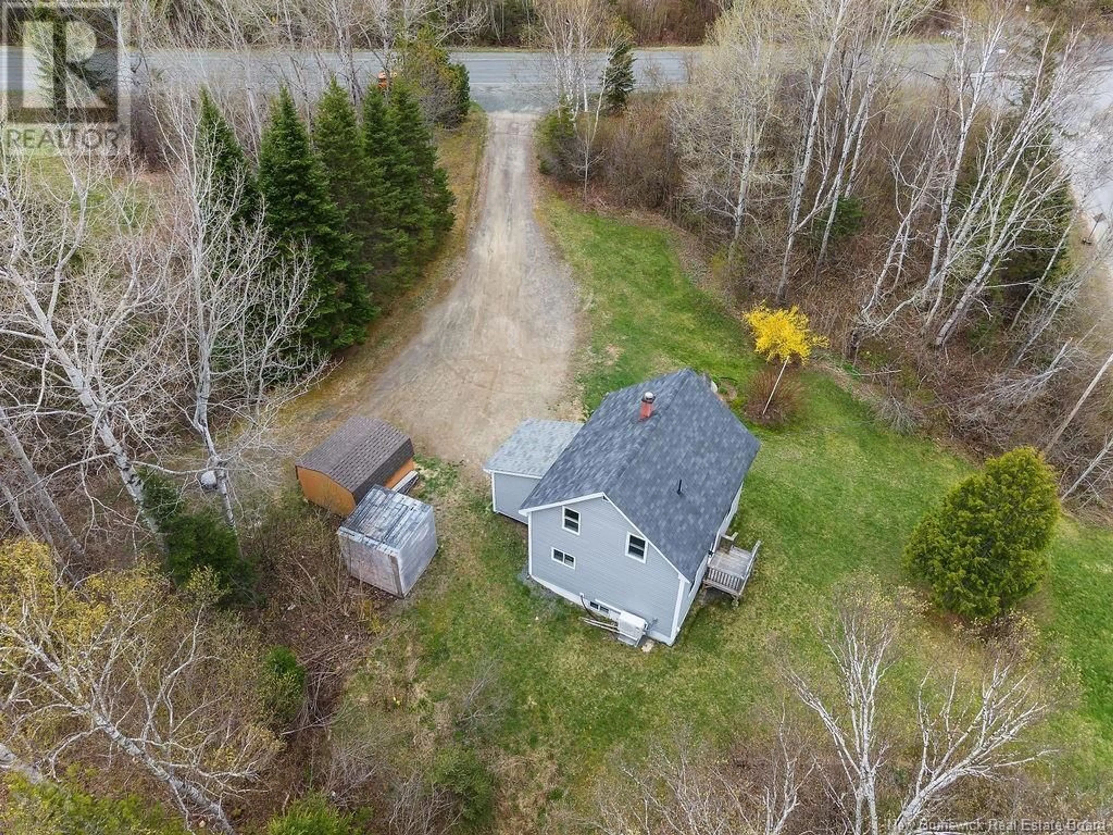 A pic from outside/outdoor area/front of a property/back of a property/a pic from drone, unknown for 22 ISLANDVIEW DRIVE, Miramichi New Brunswick E1N6B3