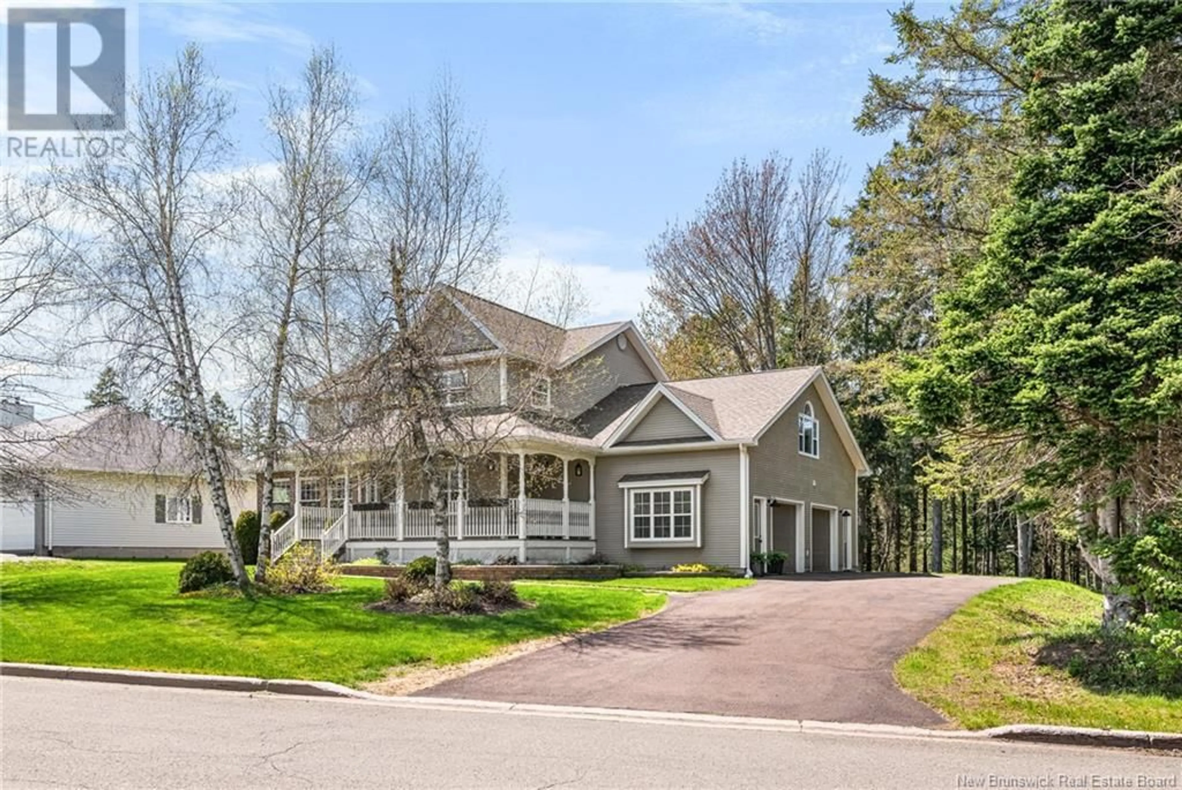 Home with vinyl exterior material, street for 27 SILVERSTONE DRIVE, Moncton New Brunswick E1G1G8