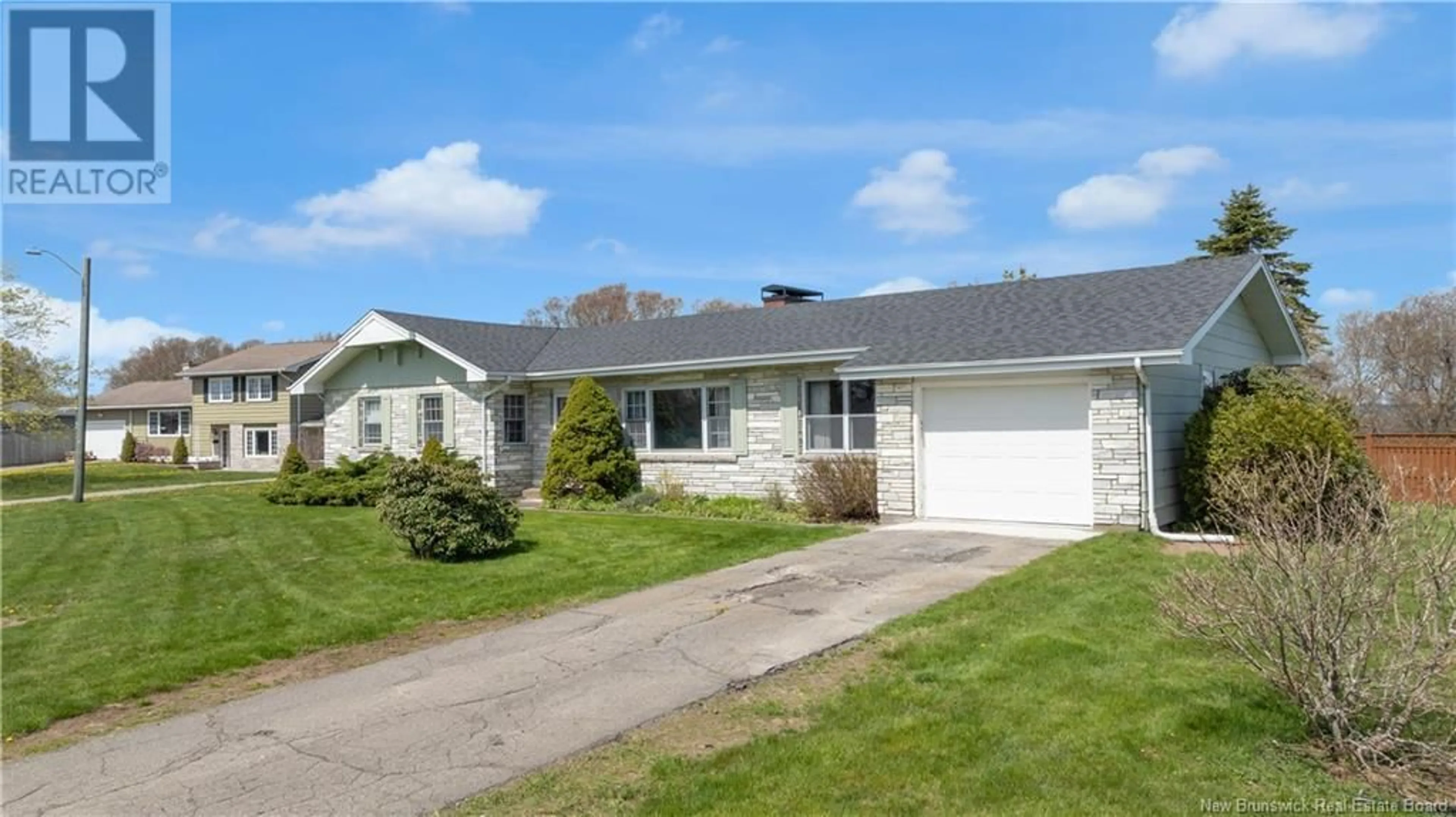 Home with vinyl exterior material, street for 154 HORSLER DRIVE, Saint John New Brunswick E2M4B5