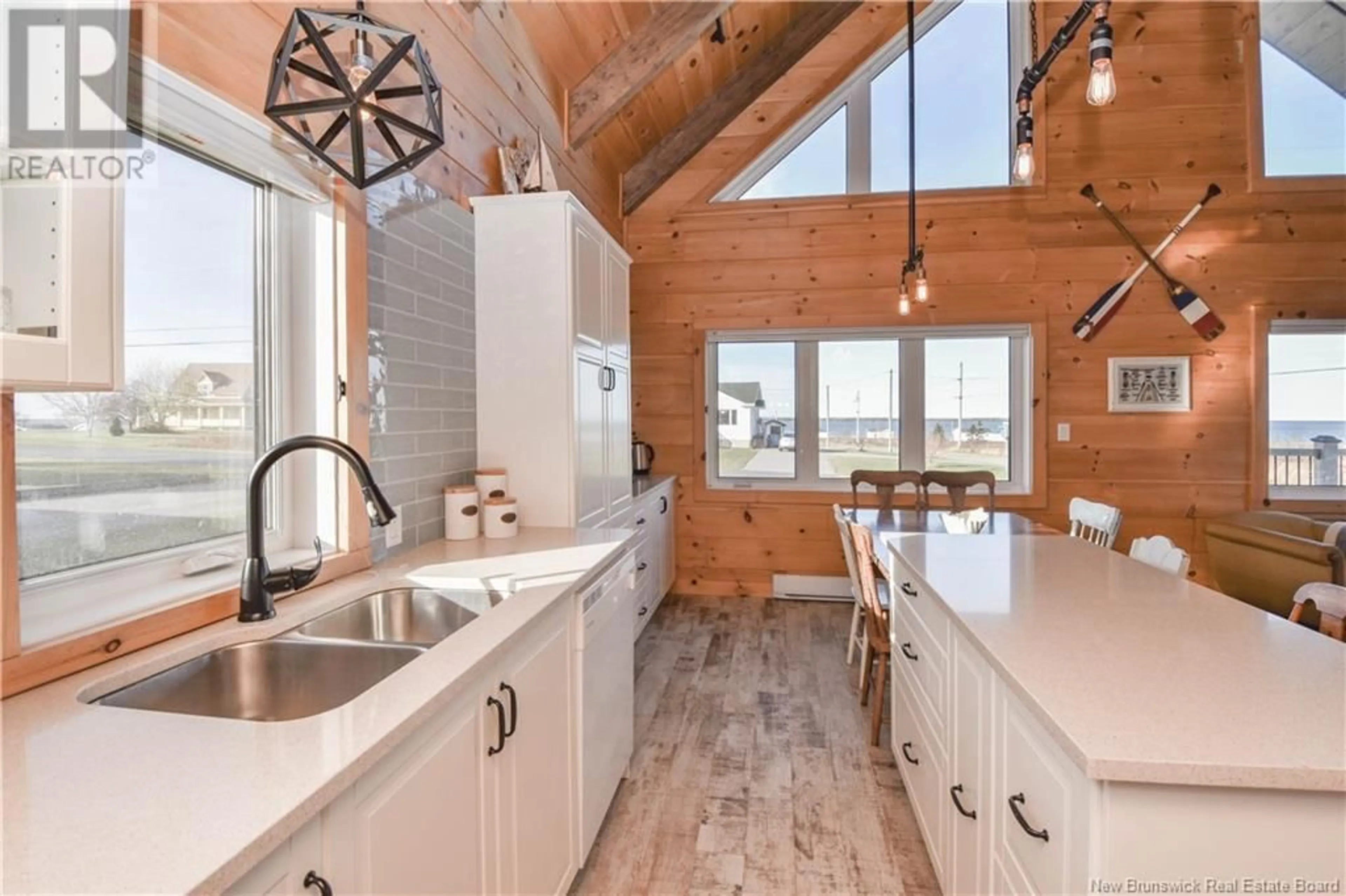 Open concept kitchen, unknown for 362 RUE DE L'ILE STREET, Caraquet New Brunswick E1W1B5