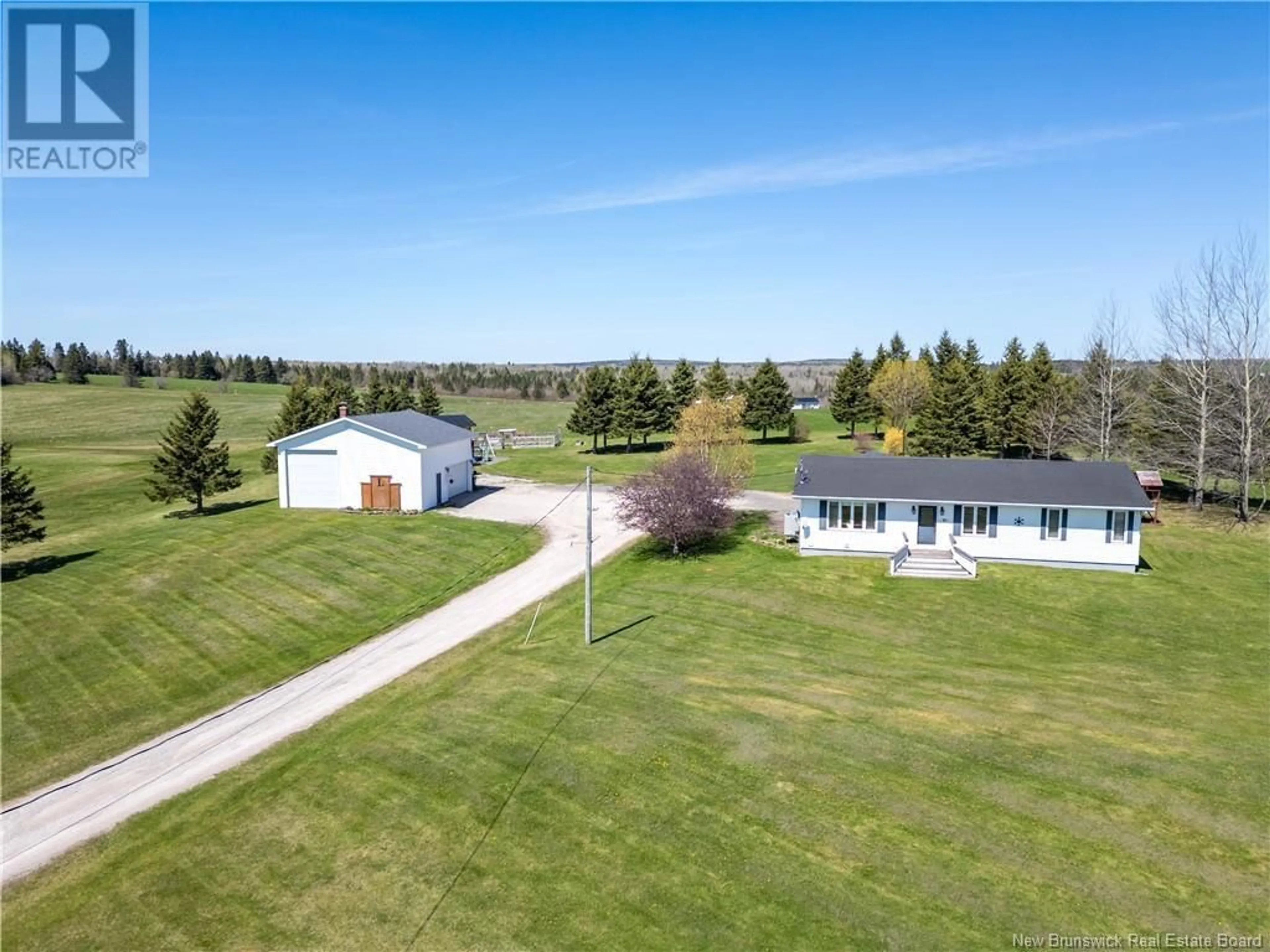 A pic from outside/outdoor area/front of a property/back of a property/a pic from drone, water/lake/river/ocean view for 81 FAWCETT HILL ROAD, Fawcett Hill New Brunswick E4Z2W7