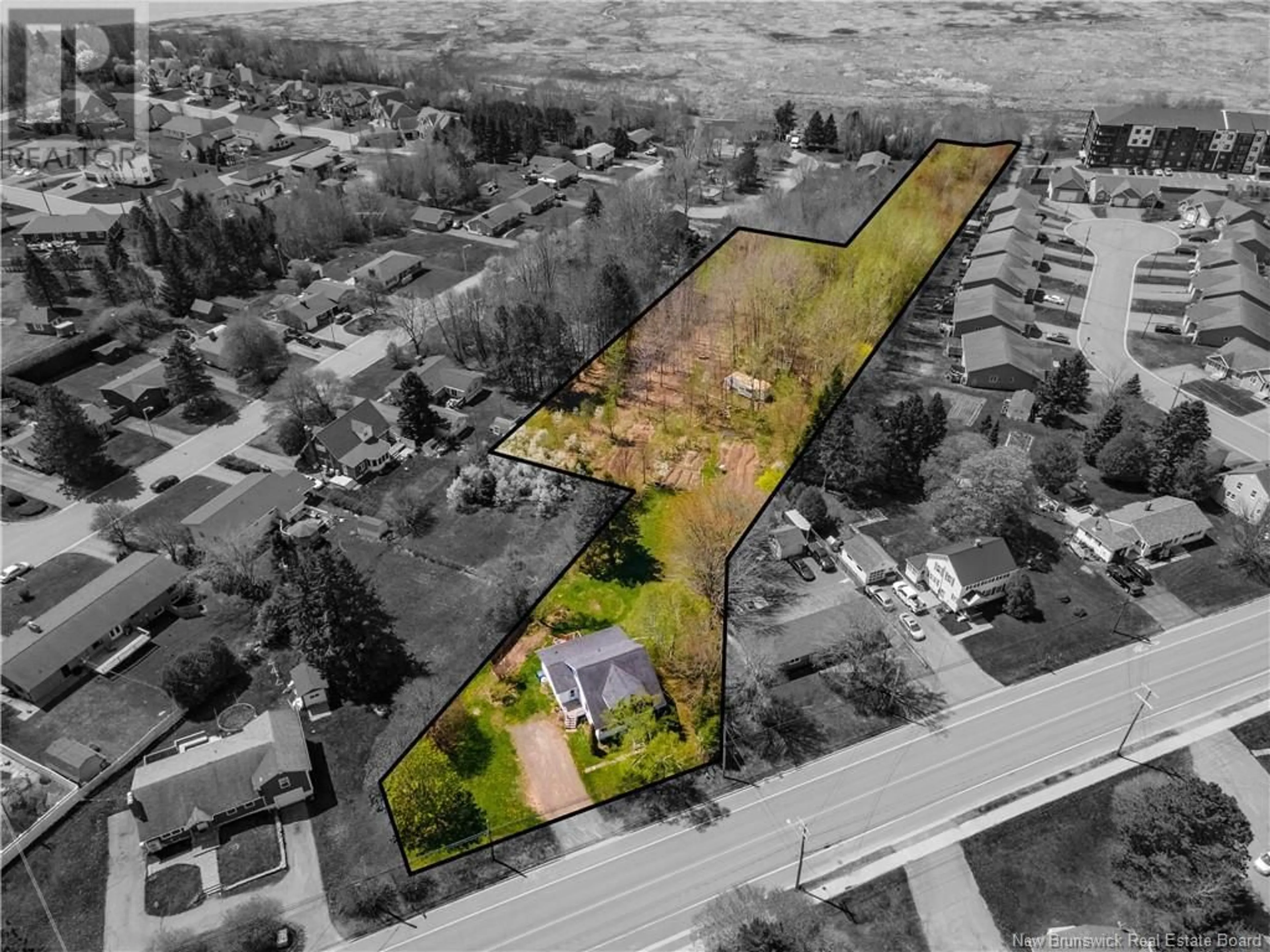 A pic from outside/outdoor area/front of a property/back of a property/a pic from drone, street for 1501 AMIRAULT STREET, Dieppe New Brunswick E1A4T4