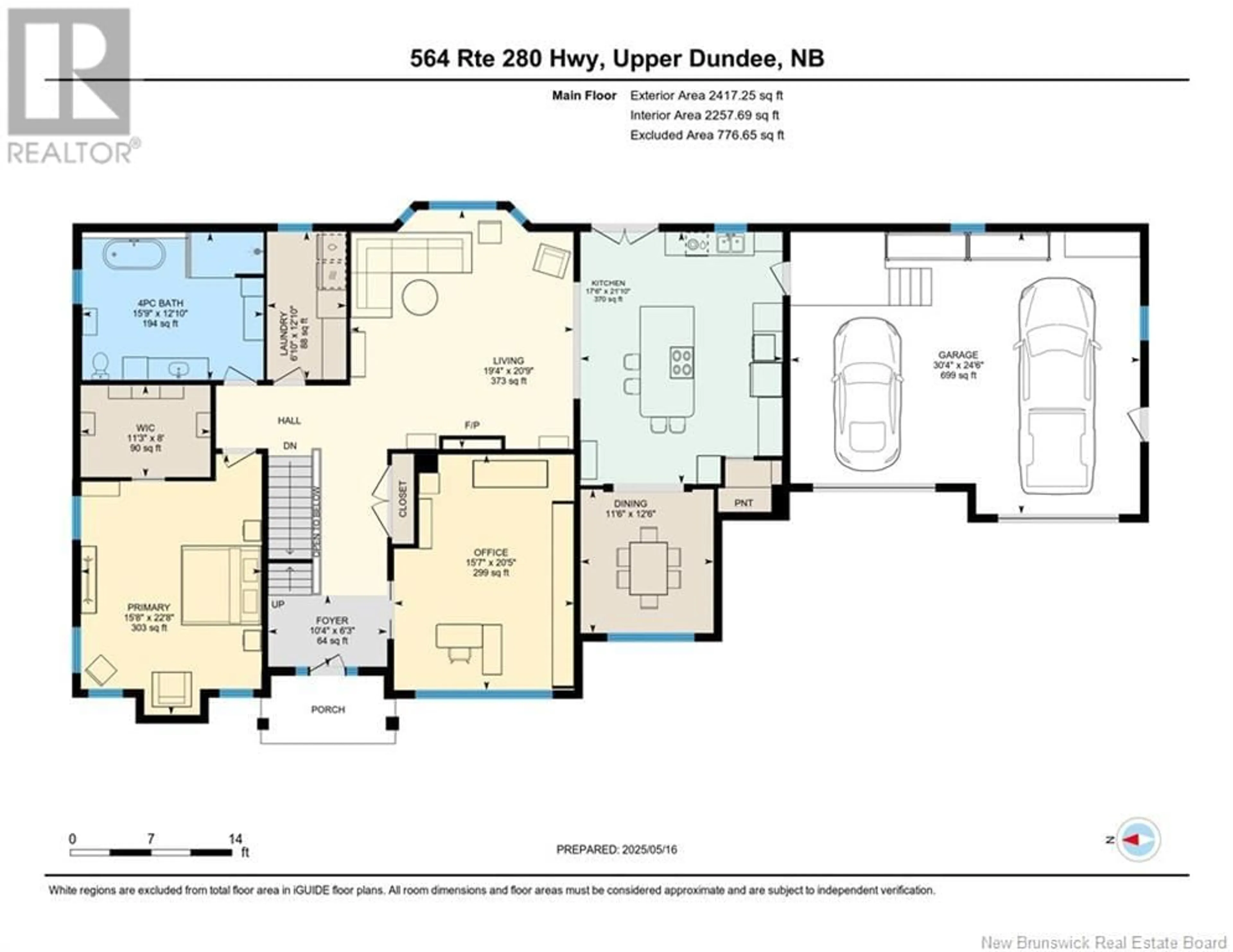Floor plan for 564 280 HIGHWAY, Dundee New Brunswick E8E1Z1