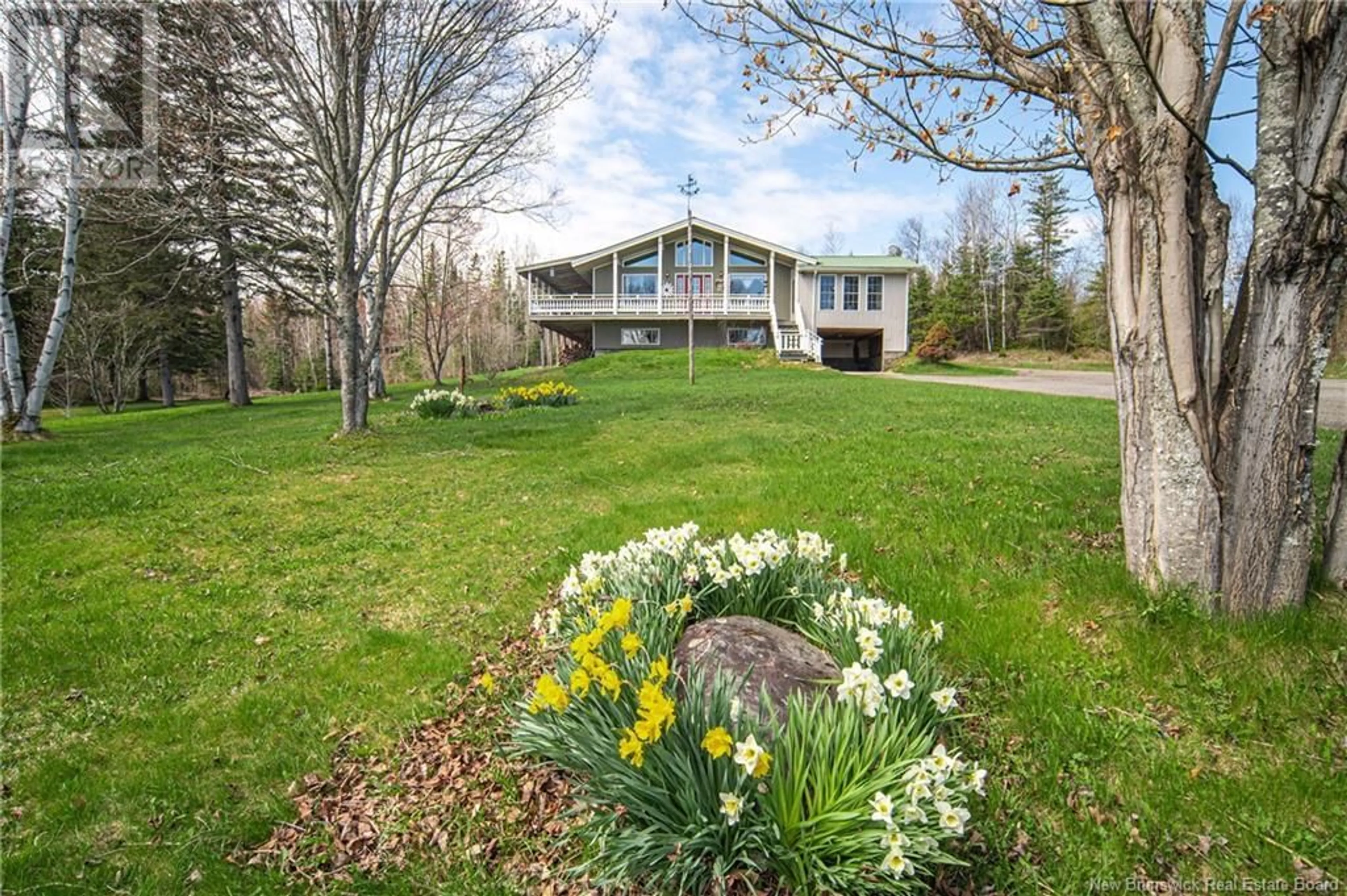 A pic from outside/outdoor area/front of a property/back of a property/a pic from drone, unknown for 1141 RTE 595, Central Waterville New Brunswick E6G2K6