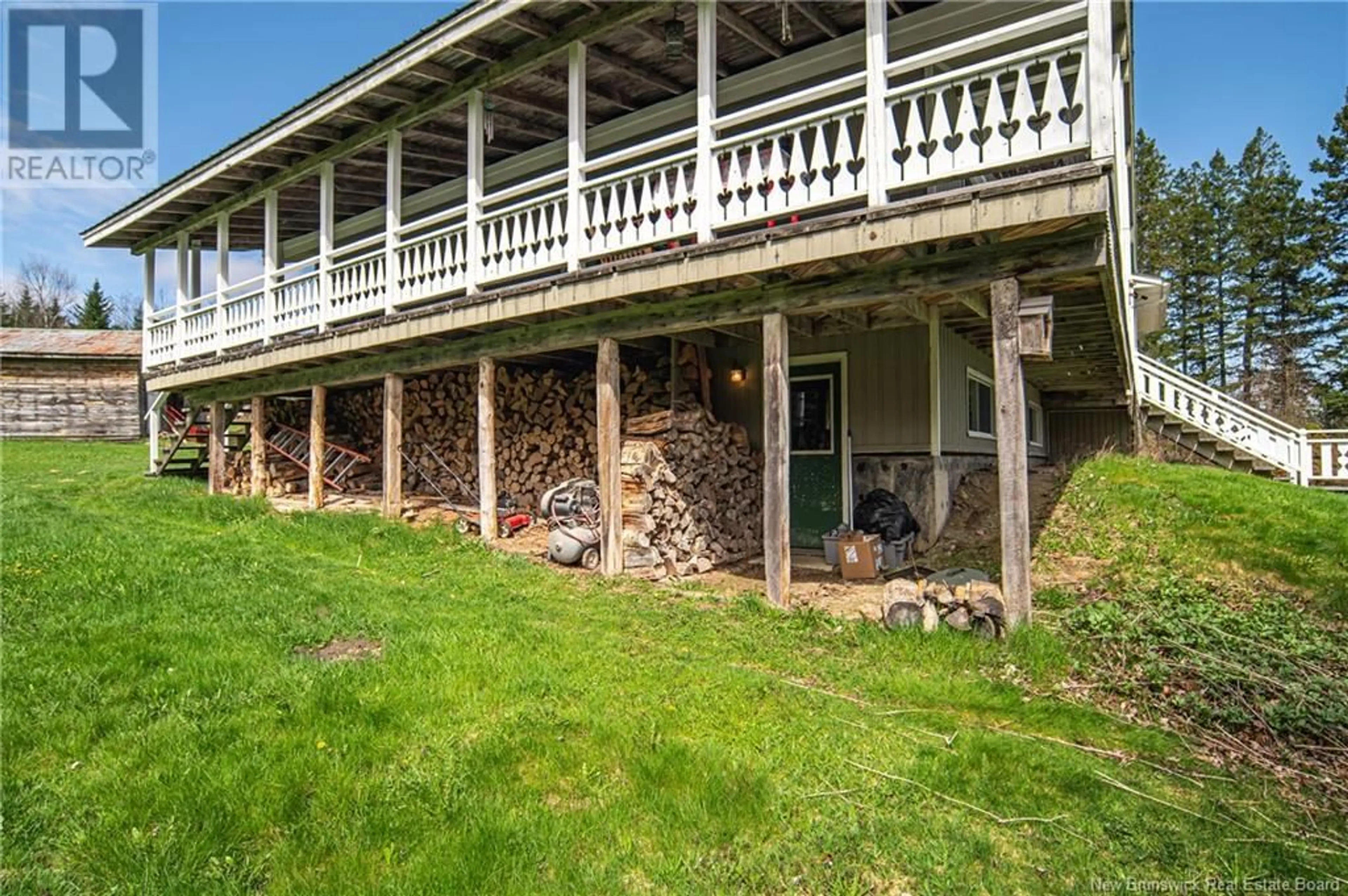 Patio, building for 1141 RTE 595, Central Waterville New Brunswick E6G2K6