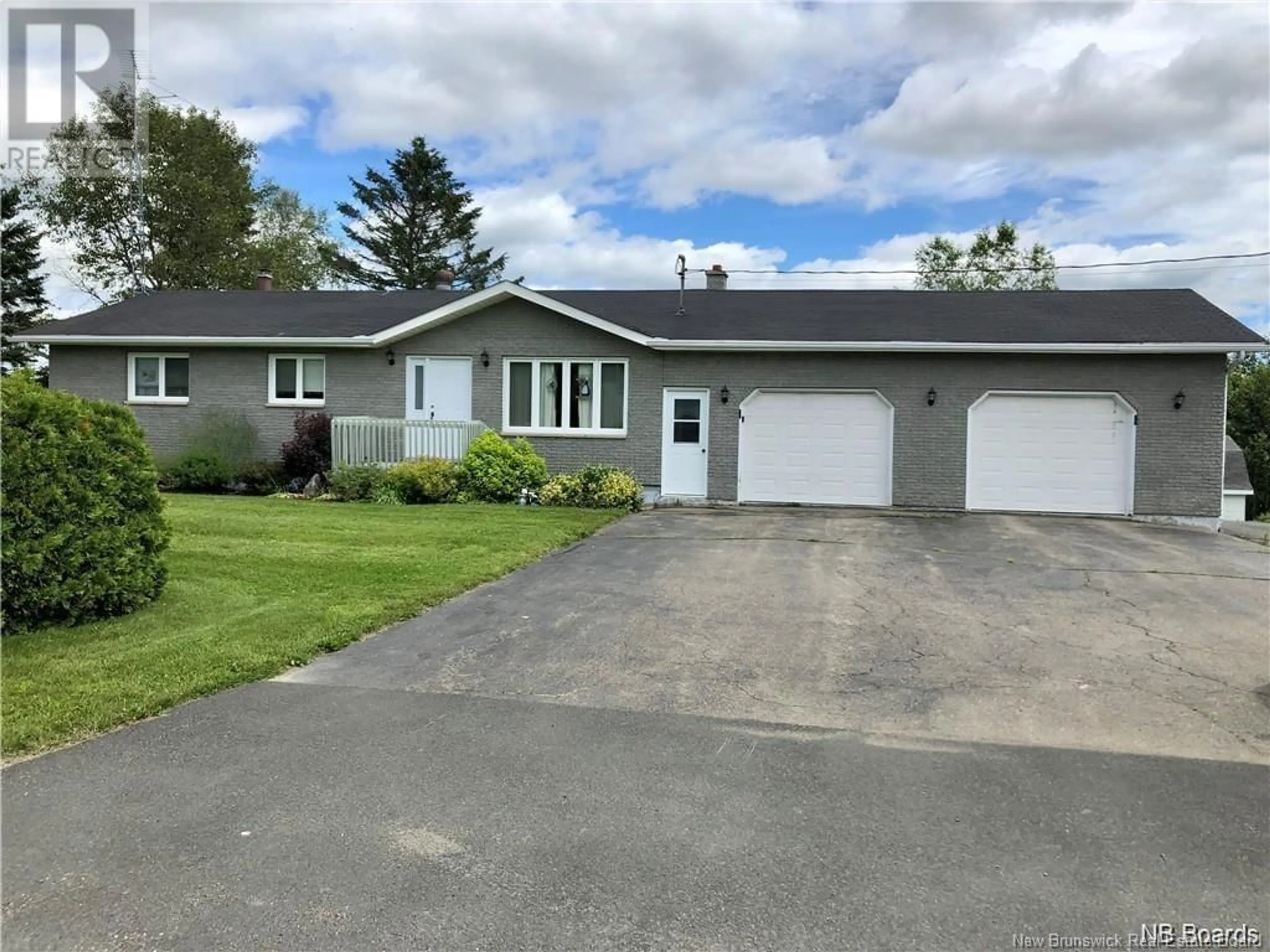 Home with vinyl exterior material, street for 676 GILLESPIE ROAD, DSL de Grand-Sault/Falls New Brunswick E3Z1J3