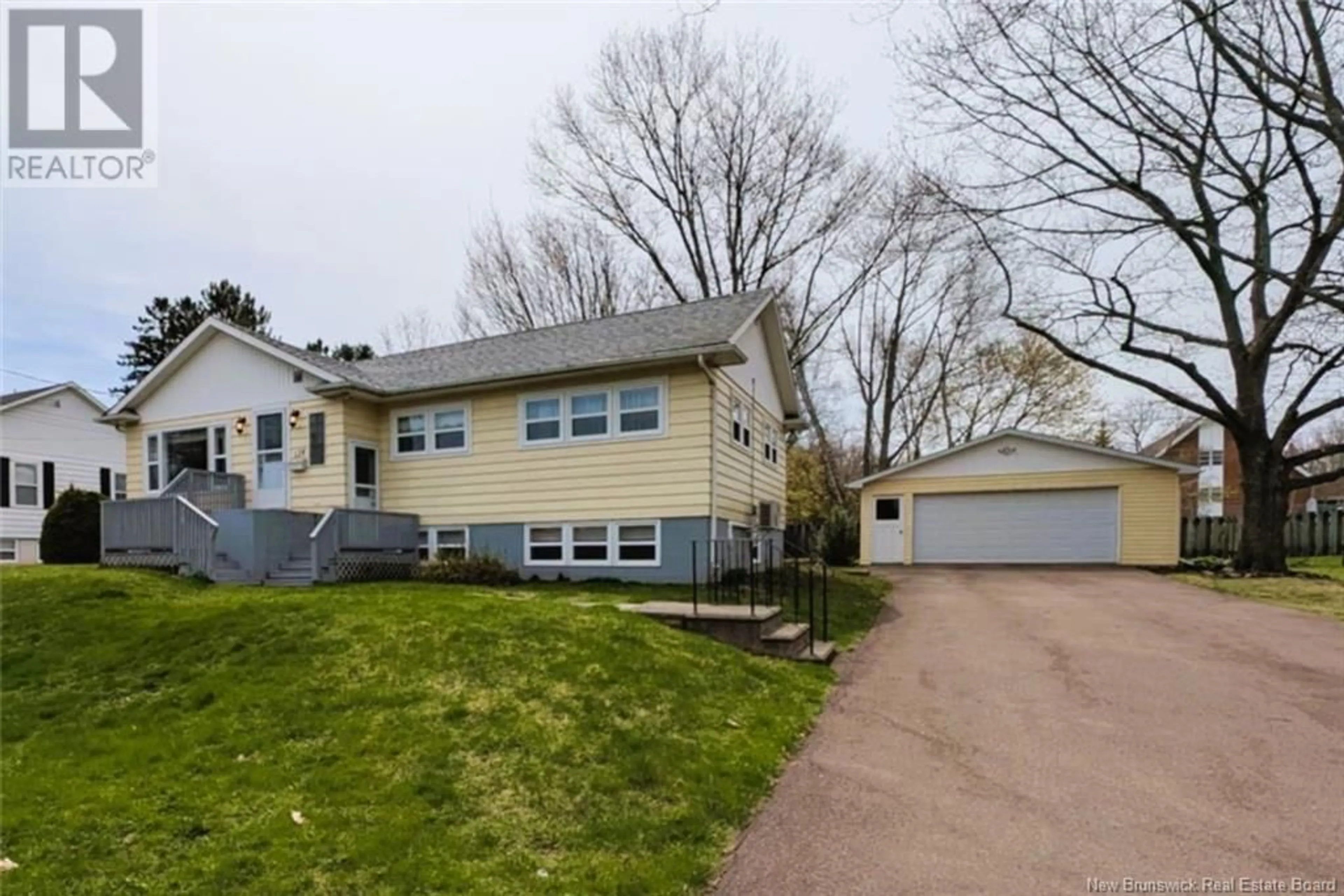 Home with vinyl exterior material, street for 128 AUDREY ROAD, Riverview New Brunswick E1B1P5