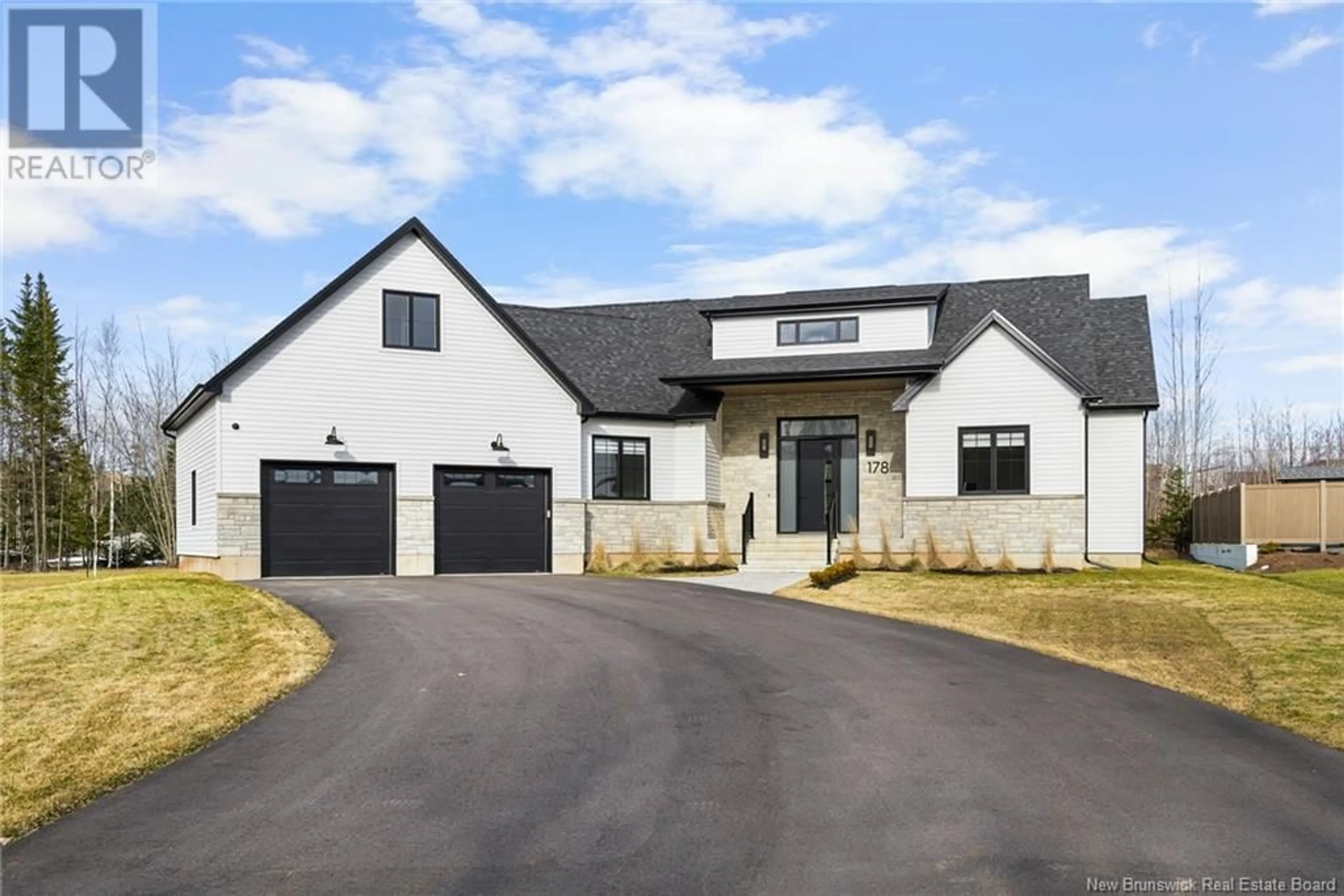 Home with vinyl exterior material, street for 178 BOUCHARD, Dieppe New Brunswick E1A9T9