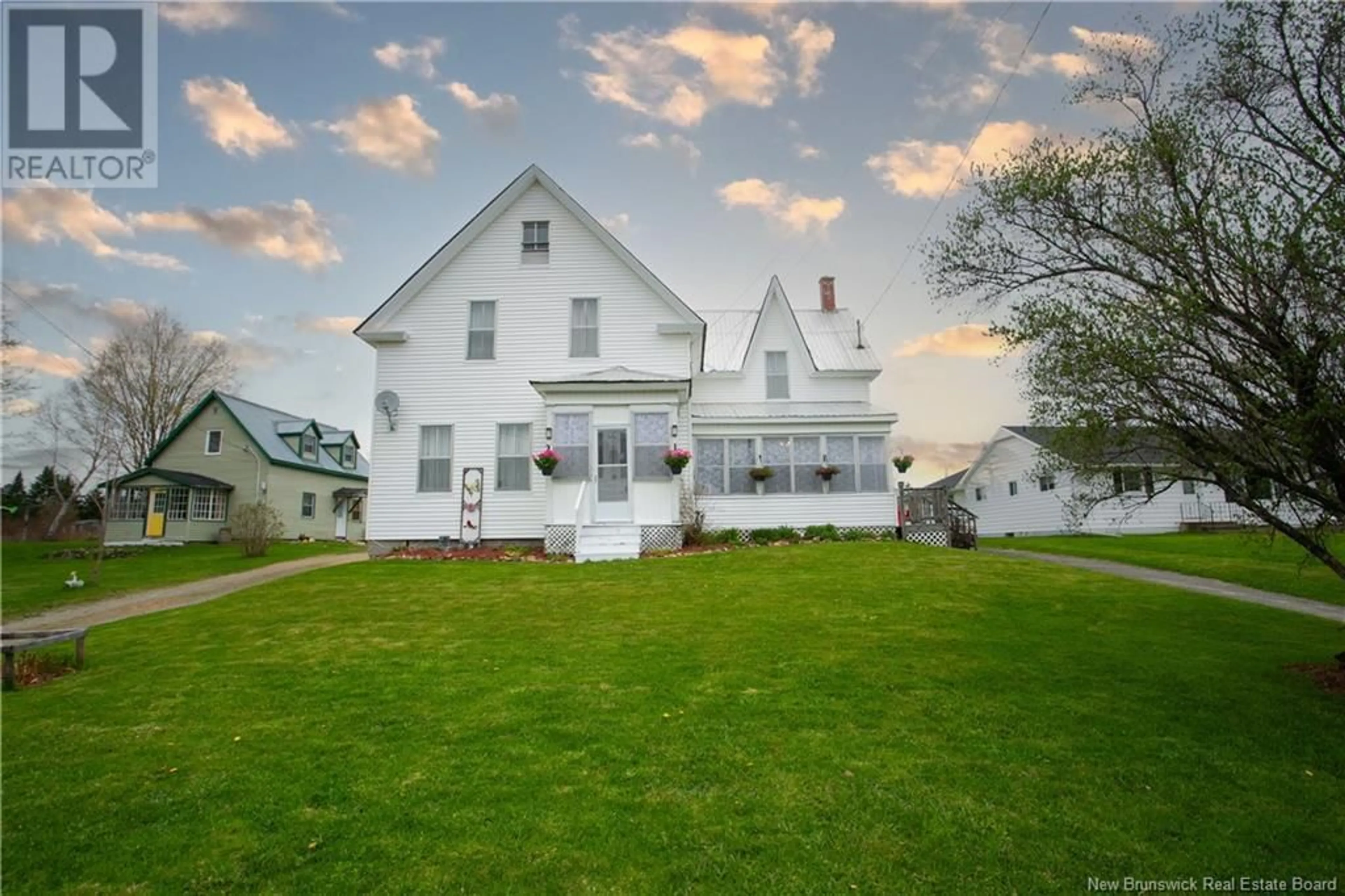 A pic from outside/outdoor area/front of a property/back of a property/a pic from drone, building for 9 HOWLAND RIDGE ROAD, Millville New Brunswick E6E1Y3