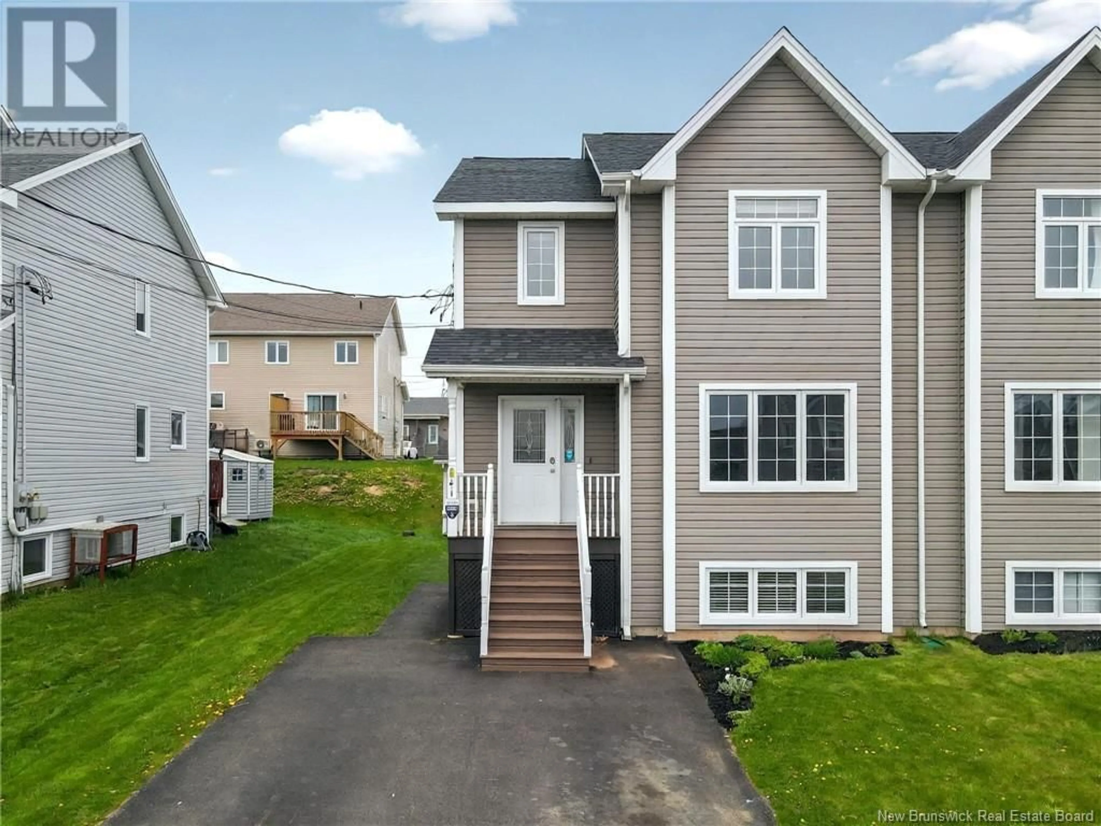 Home with vinyl exterior material, street for 41 RUBY WAY, Moncton New Brunswick E1E0H4