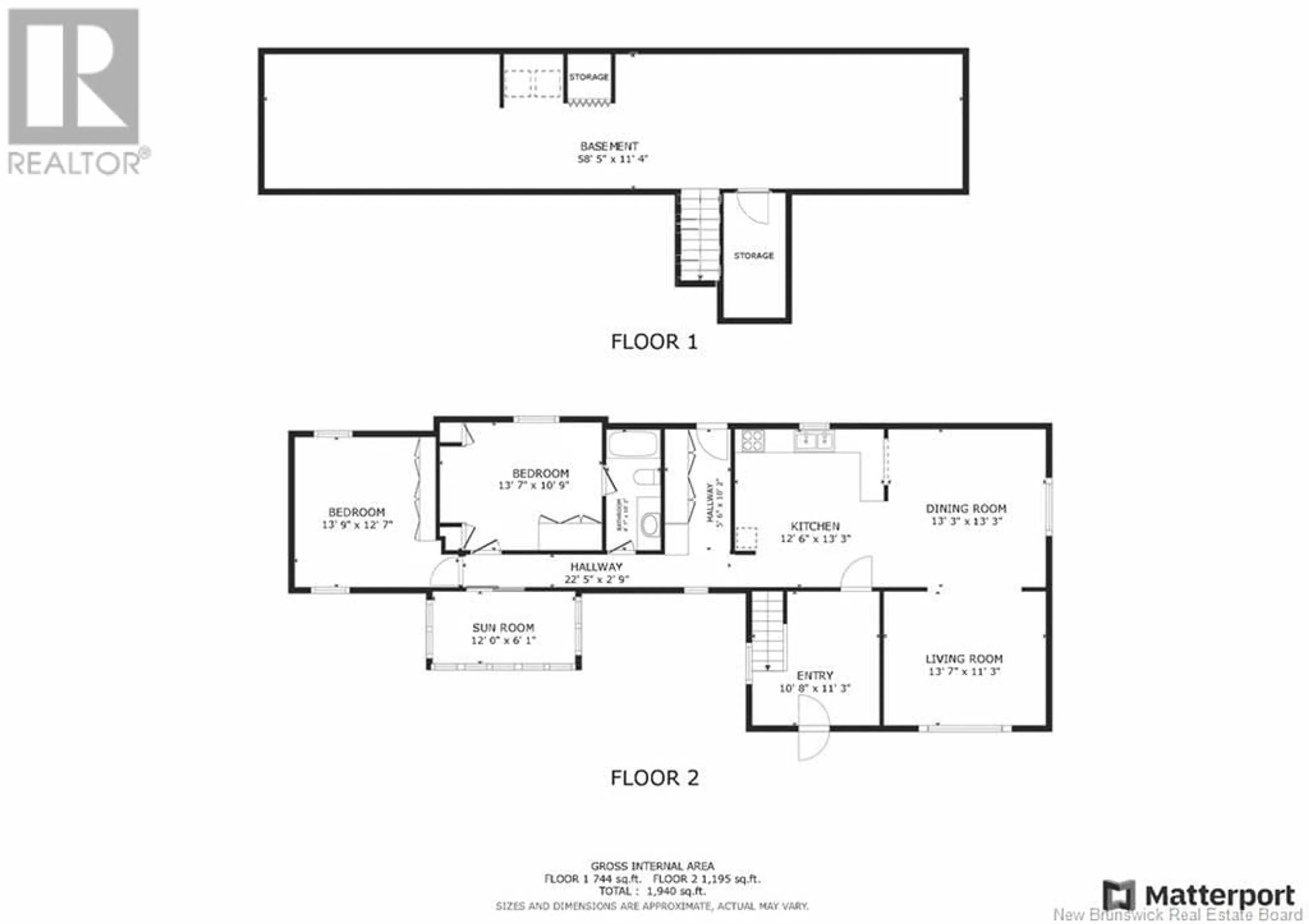 Floor plan for 6 RANDALL STREET, Lincoln New Brunswick E3B7E8