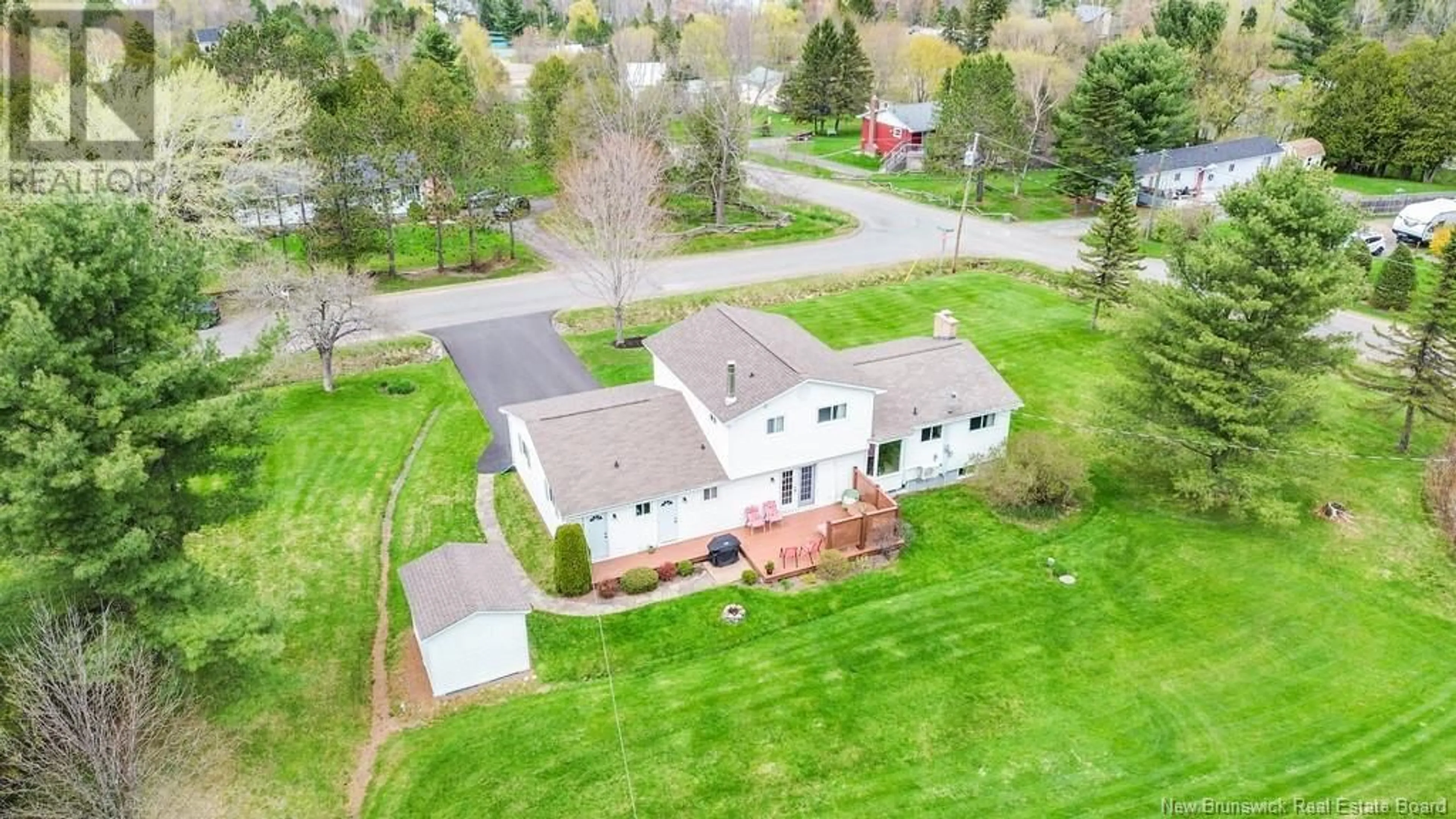 A pic from outside/outdoor area/front of a property/back of a property/a pic from drone, street for 30 CURRIE CRESCENT, Island View New Brunswick E3E1A1