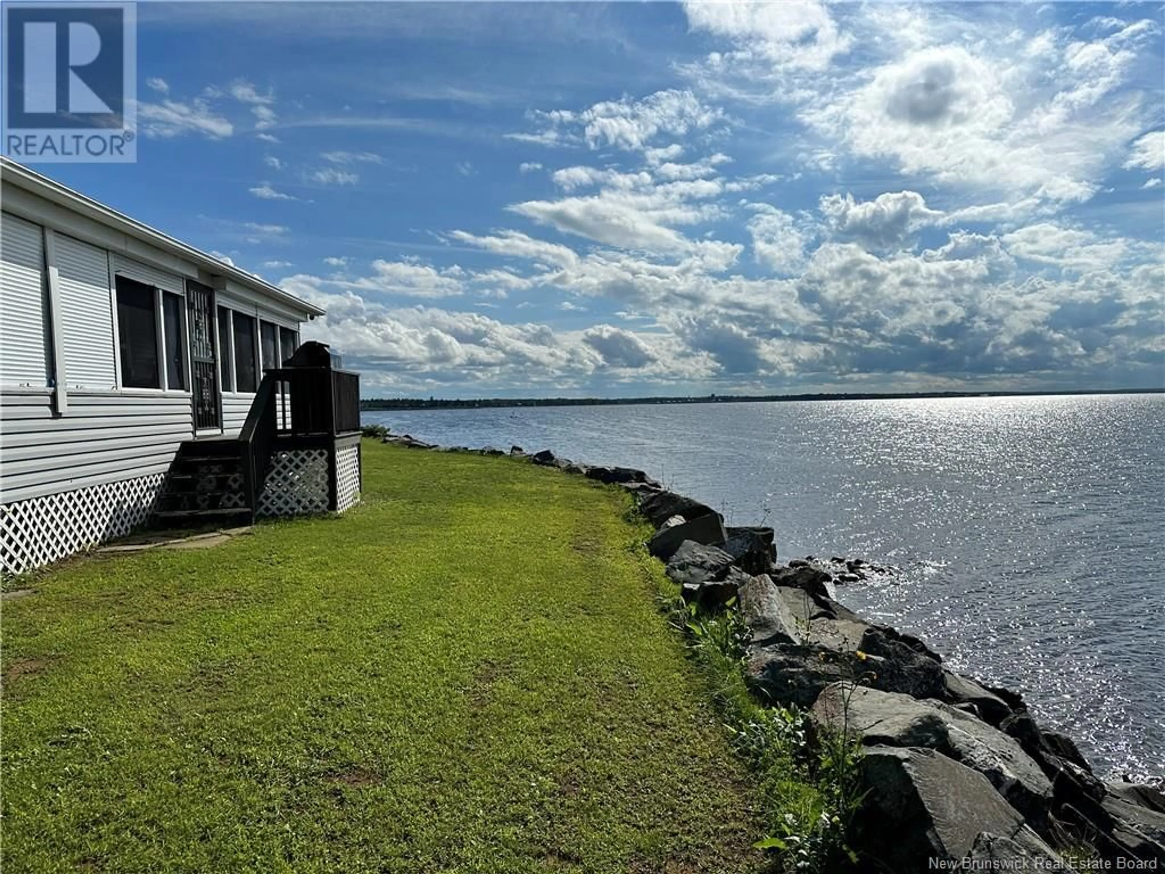 A pic from outside/outdoor area/front of a property/back of a property/a pic from drone, water/lake/river/ocean view for 36 FRONT ROAD, Bay Du Vin New Brunswick E1N5K1