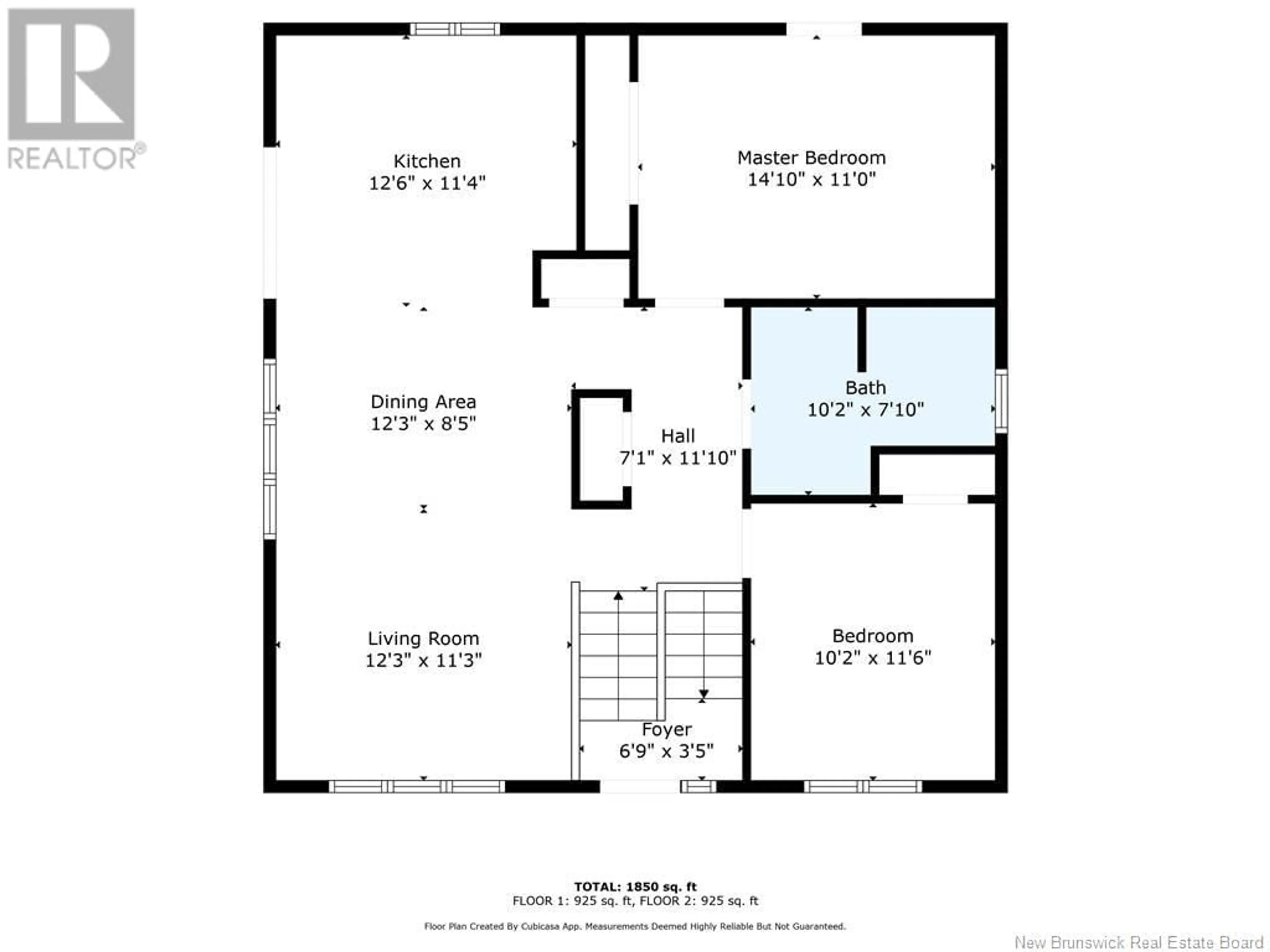 Floor plan for 784 ST PIERRE, Beresford New Brunswick E8K1S1