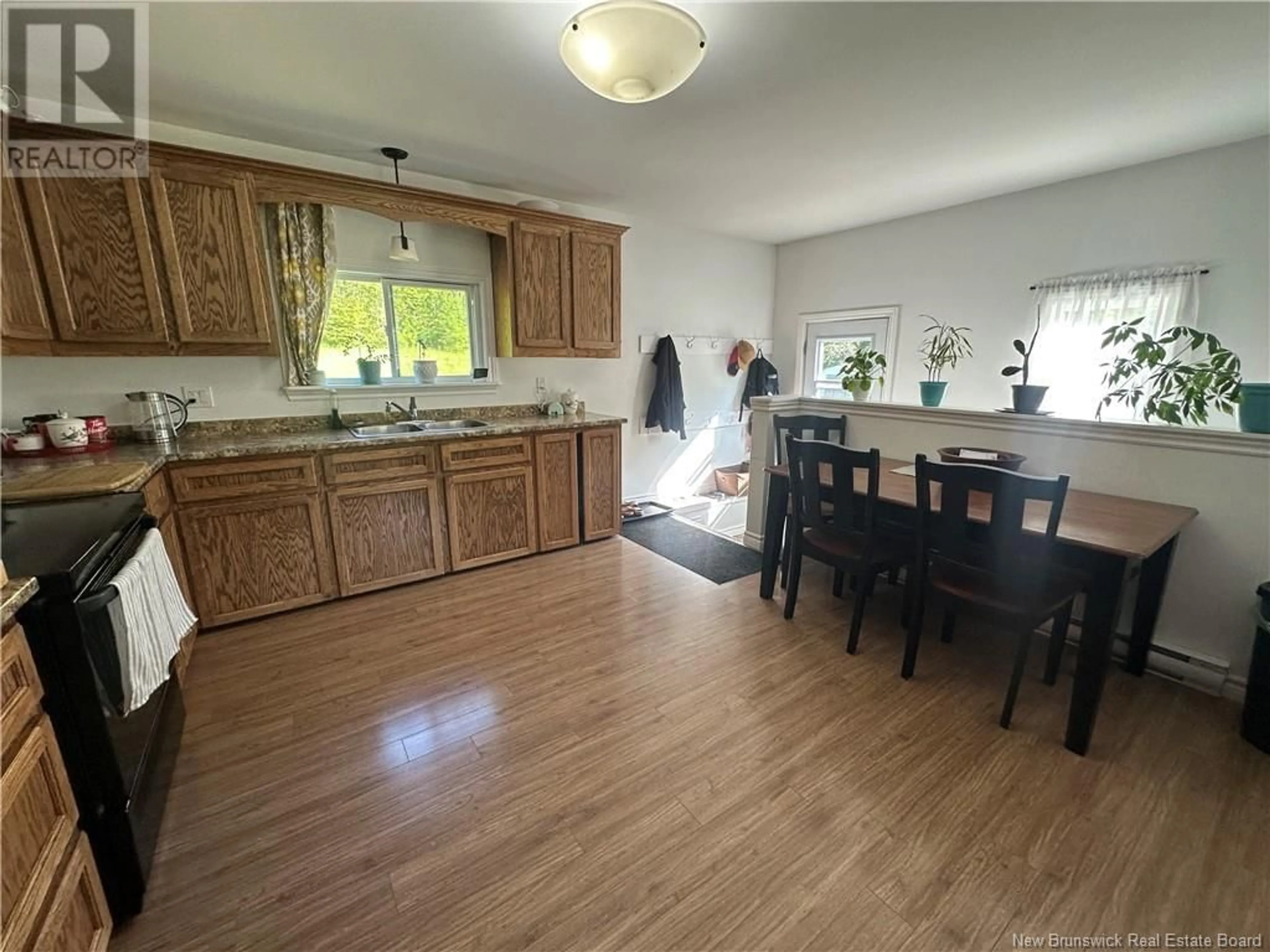 Open concept kitchen, wood/laminate floor for 5392 ROUTE 111, Hillsdale New Brunswick E4E4A2