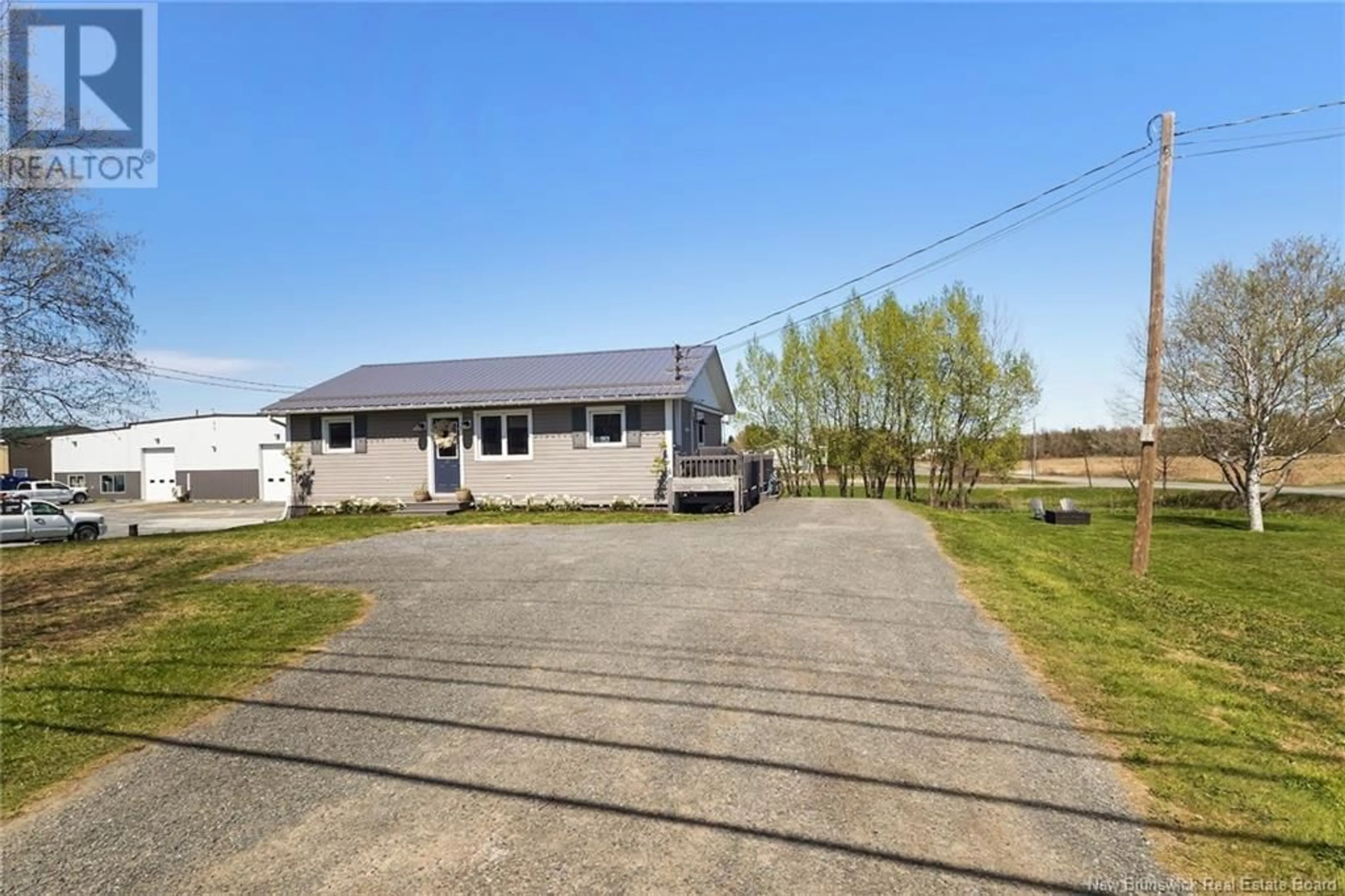 A pic from outside/outdoor area/front of a property/back of a property/a pic from drone, street for 272 ROUTE 560, Jacksonville New Brunswick E7M3G4