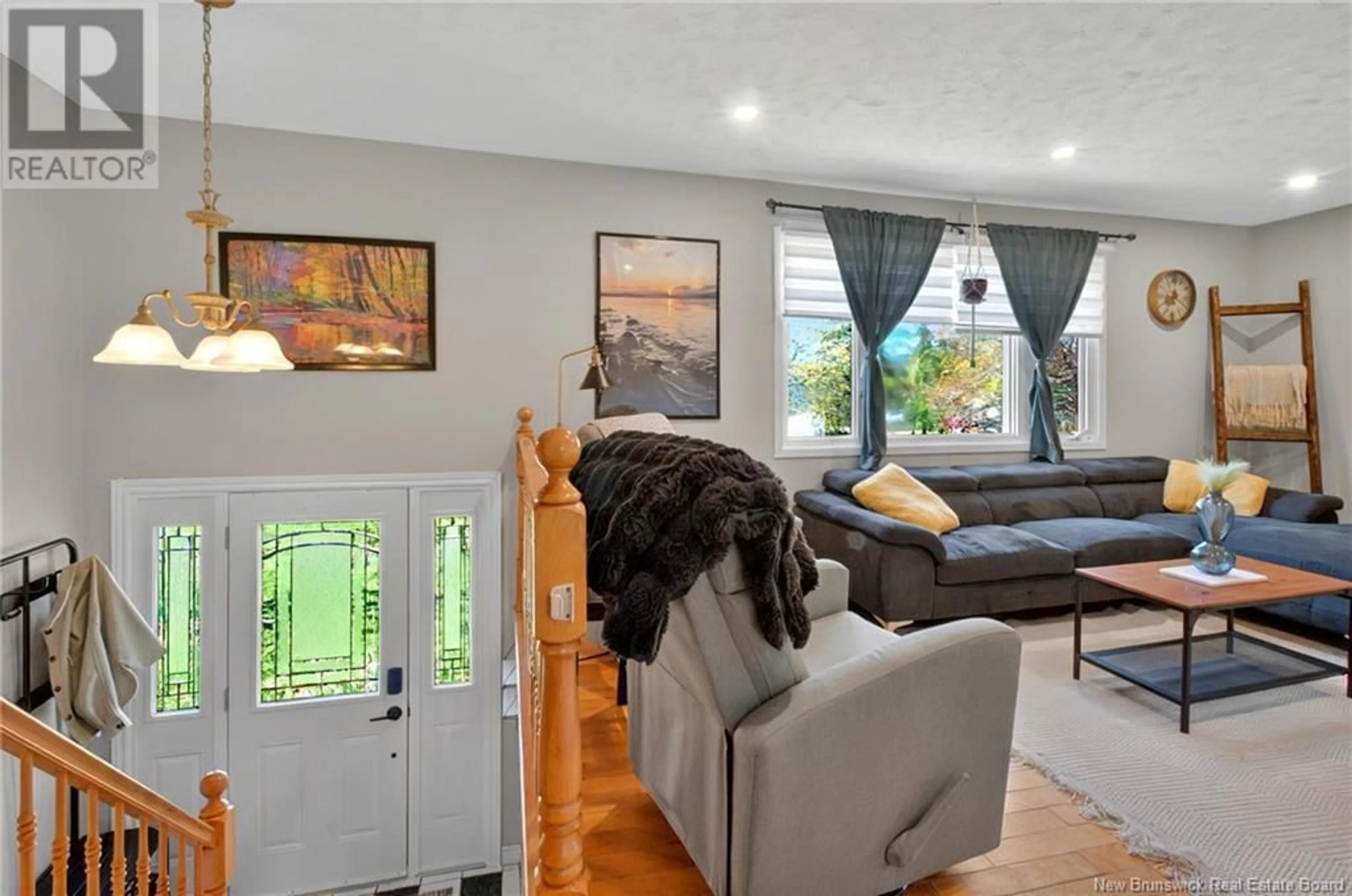 Living room with furniture, unknown for 32 SHAWN, Riverview New Brunswick E1B3R4