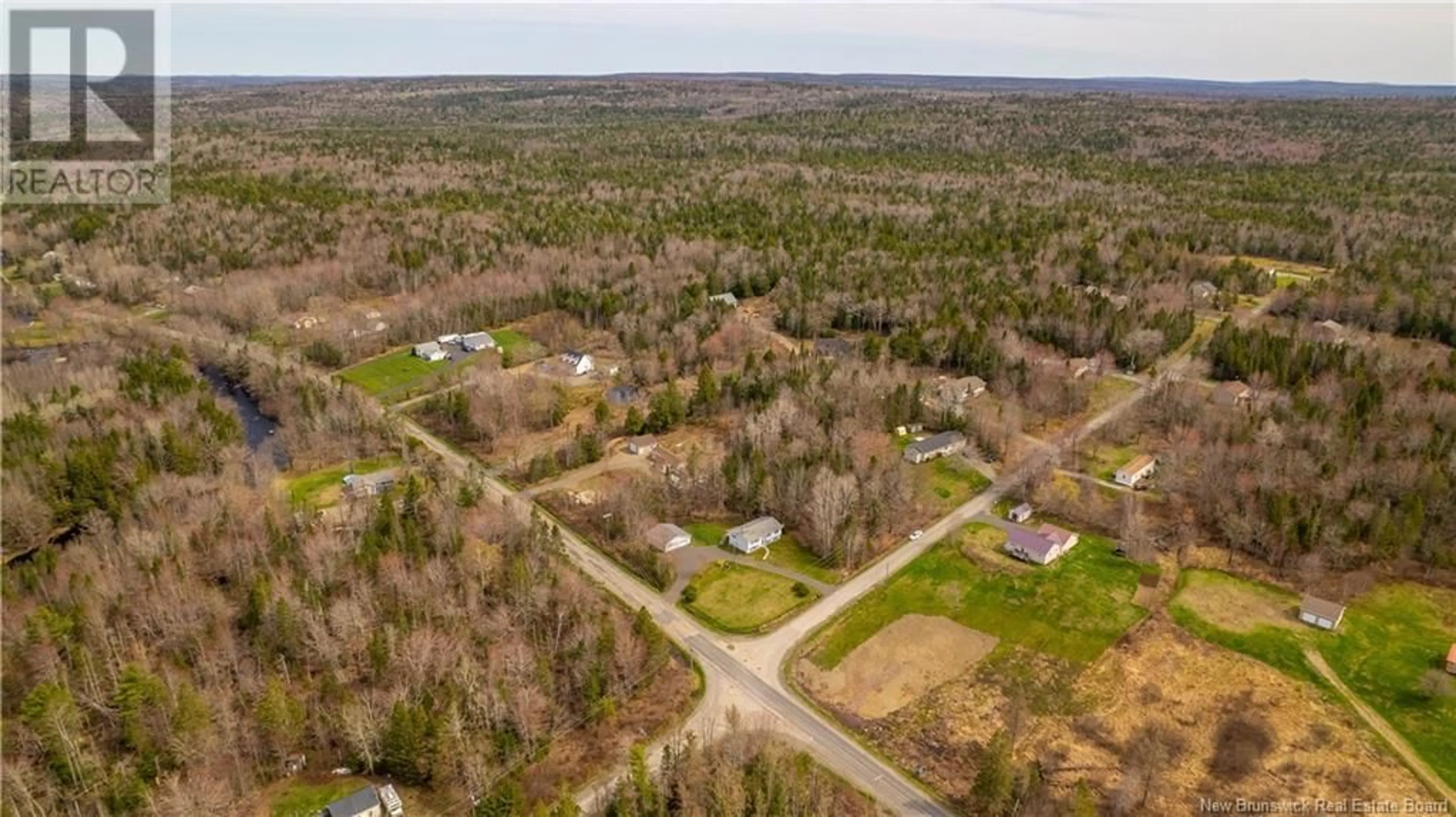 A pic from outside/outdoor area/front of a property/back of a property/a pic from drone, forest/trees view for 1 MCKNIGHT ROAD, Valley Road New Brunswick E3L4V4