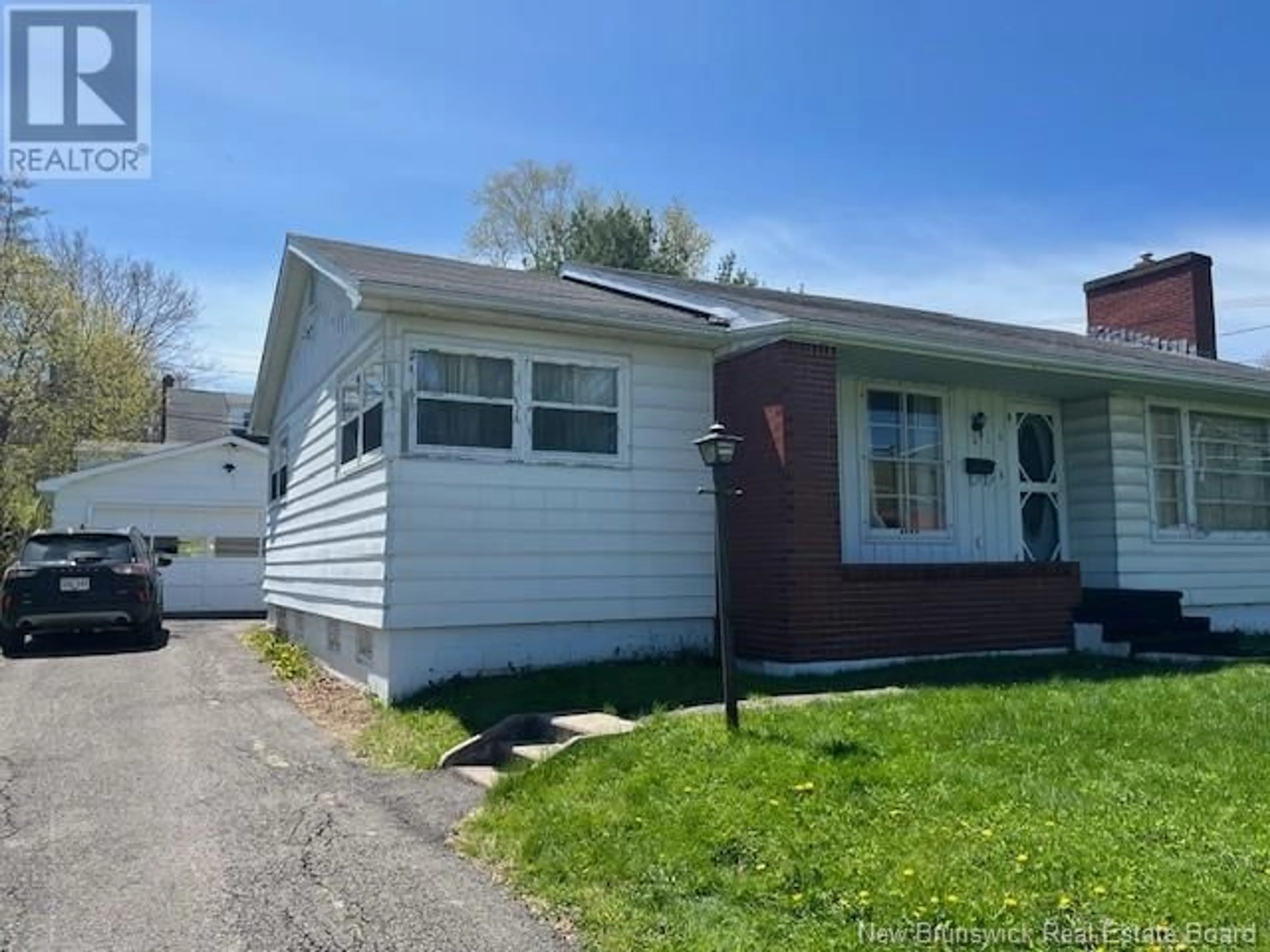 Home with vinyl exterior material, street for 416 MONTGOMERY STREET, Fredericton New Brunswick E3B2X5