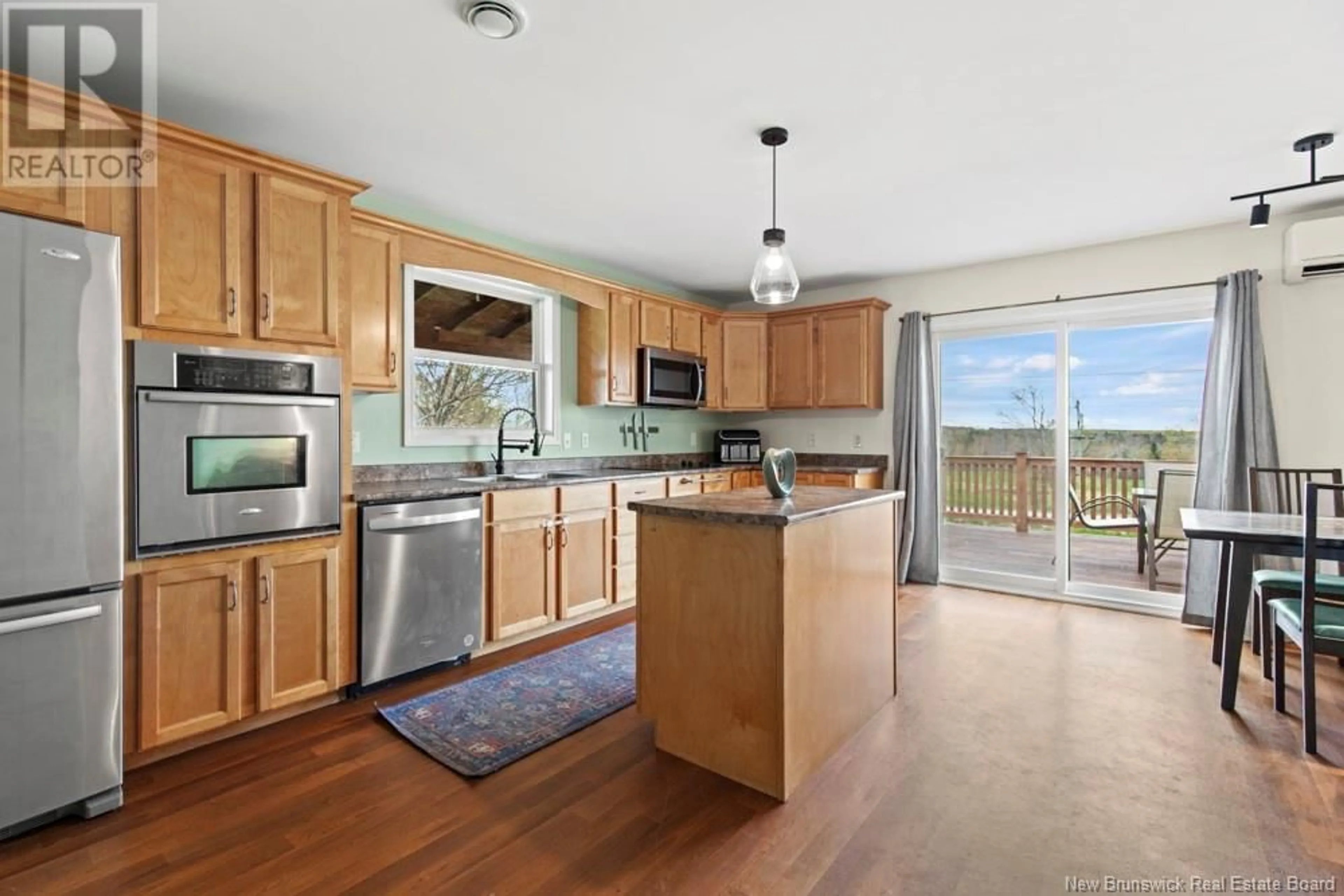 Open concept kitchen, ceramic/tile floor for 2549 ROUTE 635, Harvey New Brunswick E6K1H3