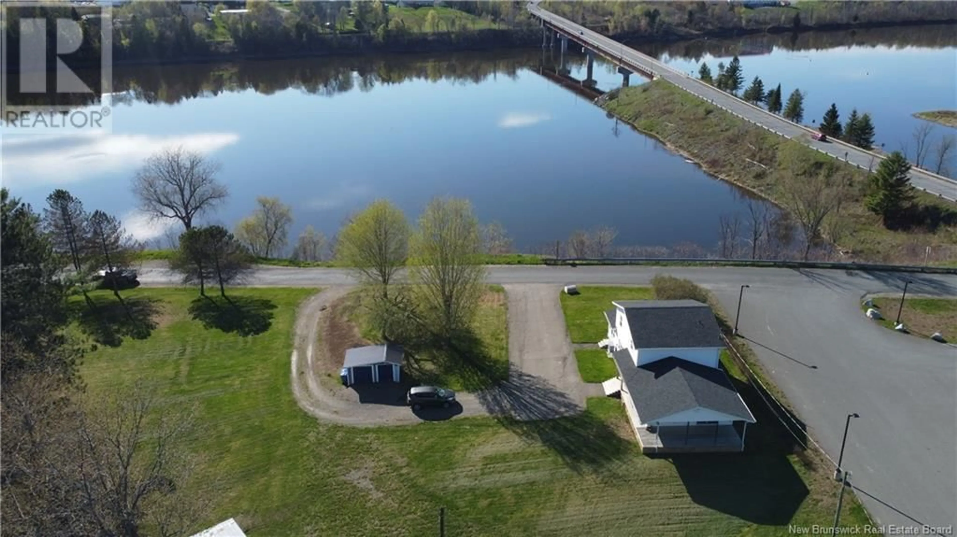 A pic from outside/outdoor area/front of a property/back of a property/a pic from drone, water/lake/river/ocean view for 7 GRAFTON SHORE ROAD, Grafton New Brunswick E7N1A1